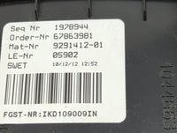 2012-2013 Bmw 528i Instrument Cluster Speedometer Gauges P/N:9291412-01 67863981, 1978944 Miles: Fits Fits 2011 2012 2013 OE