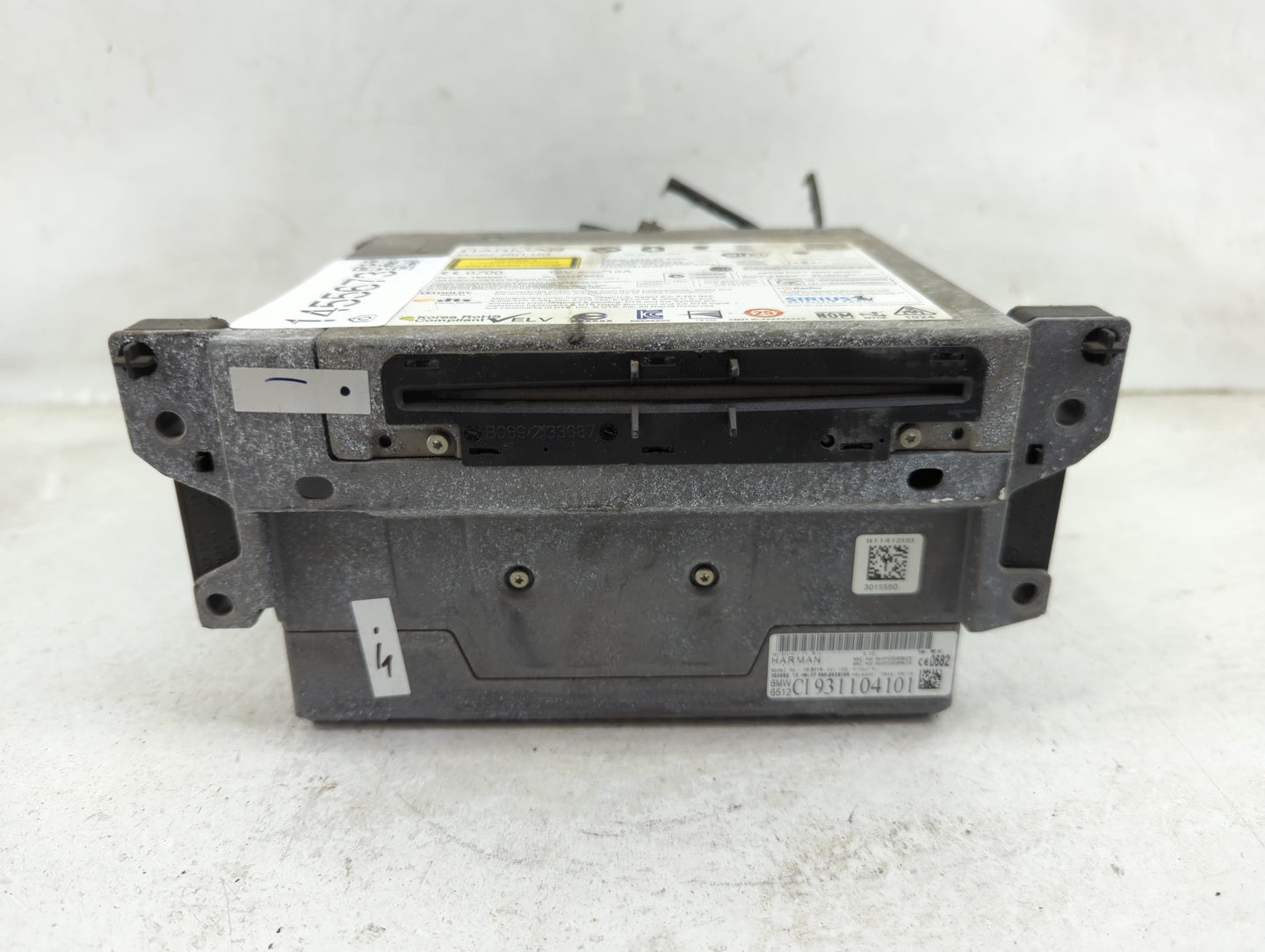 2013 Bmw 528i Radio AM FM Cd Player Receiver Replacement P/N:931104101 Fits Fits 2012 2014 OEM Used Auto Parts - Oemusedauto
