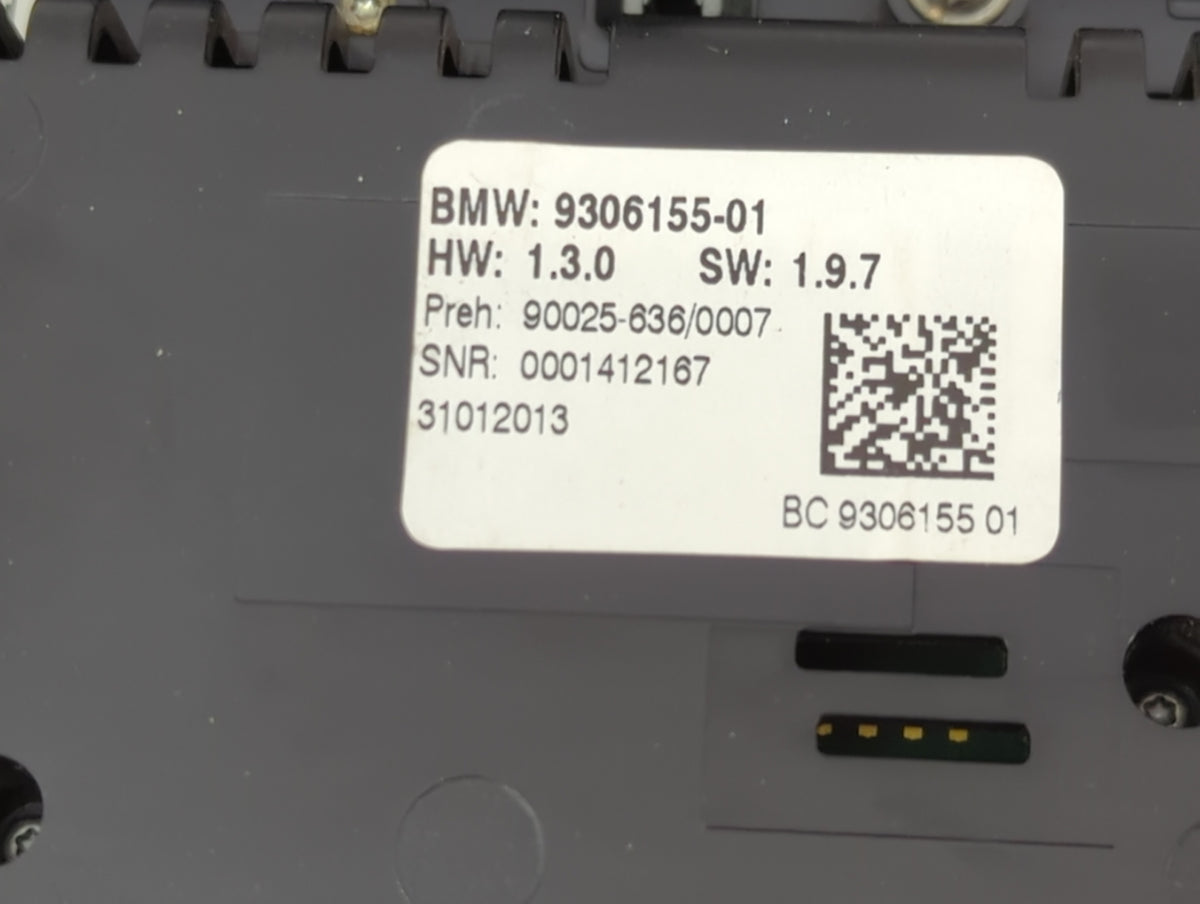 2011-2016 Bmw 528i Climate Control Module Temperature AC/Heater Replacement P/N:9306155-01 Fits Fits 2011 2012 2013 2014 201