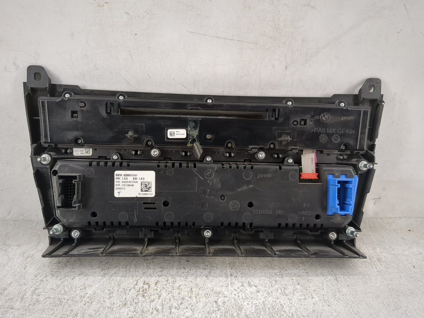 2011-2016 Bmw 528i Climate Control Module Temperature AC/Heater Replacement P/N:9299015-01 90025-637/0006 Fits OEM Used Auto