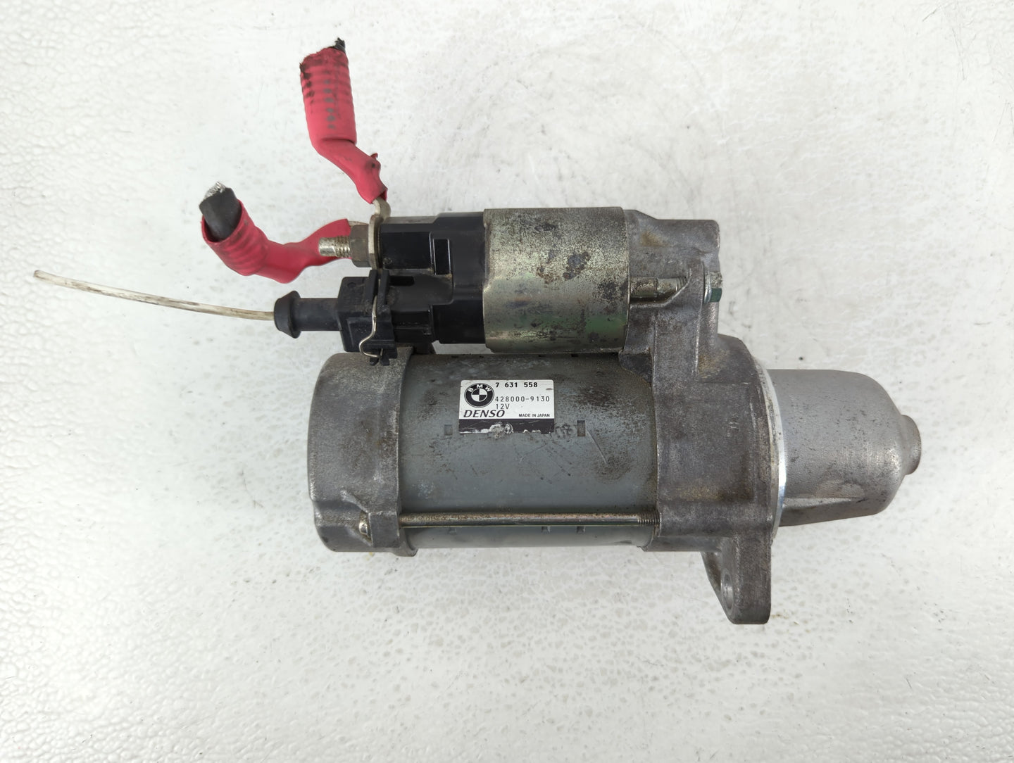 2013 Bmw 533i Car Starter Motor Solenoid OEM P/N:428000-9130 7 631 558 Fits Fits 2011 2012 2014 2015 2016 2017 2018 OEM Used