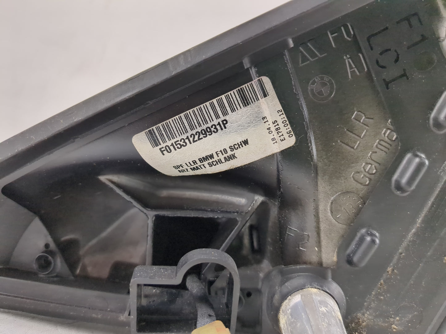 2012-2013 Bmw 535i Side Mirror Replacement Passenger Right View Door Mirror P/N:F01531229931P Fits Fits 2012 2013 OEM Used A