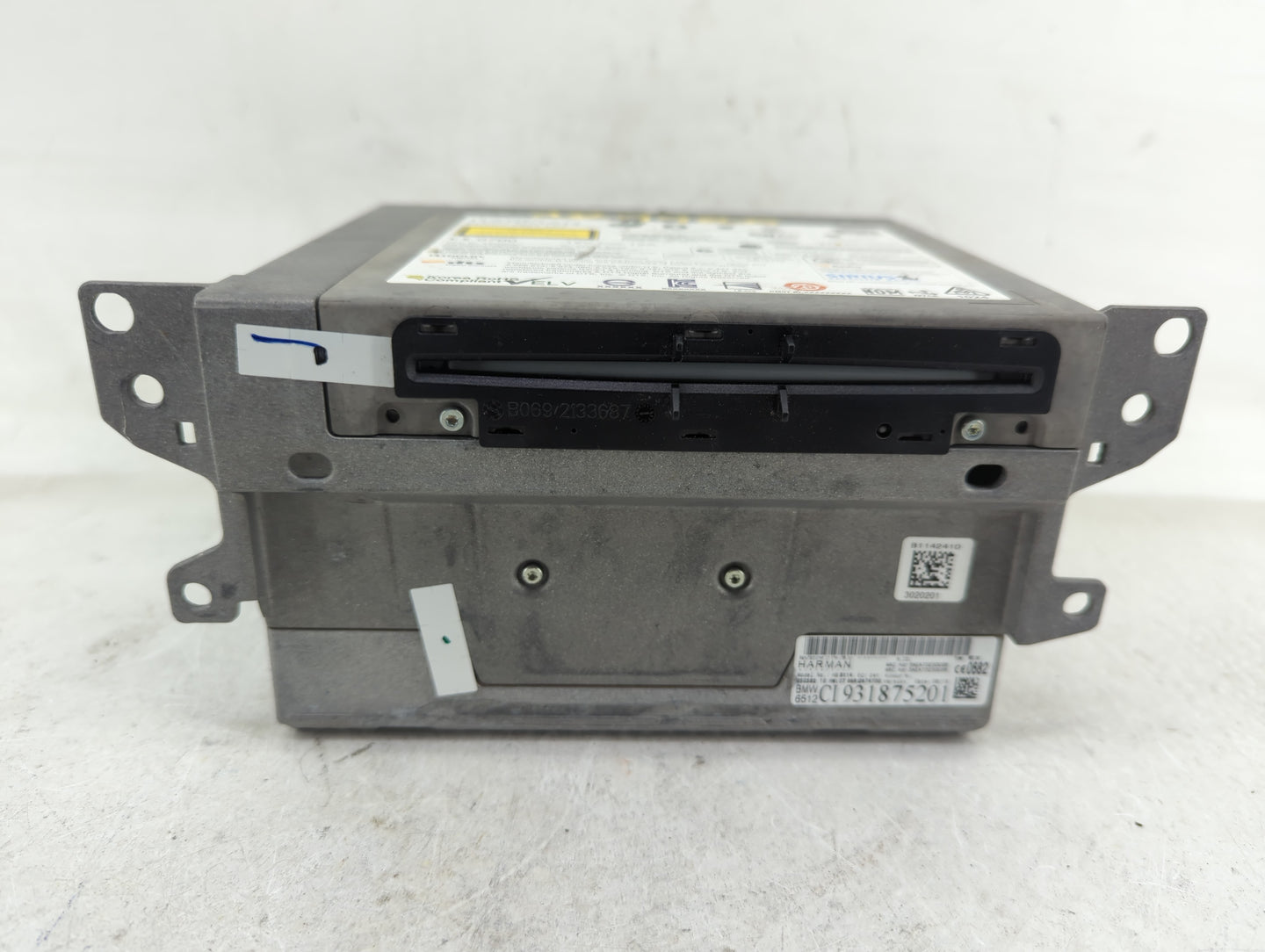 2013-2014 Bmw 535i Radio AM FM Cd Player Receiver Replacement P/N:931875201 Fits Fits 2013 2014 2015 2016 2017 OEM Used Auto