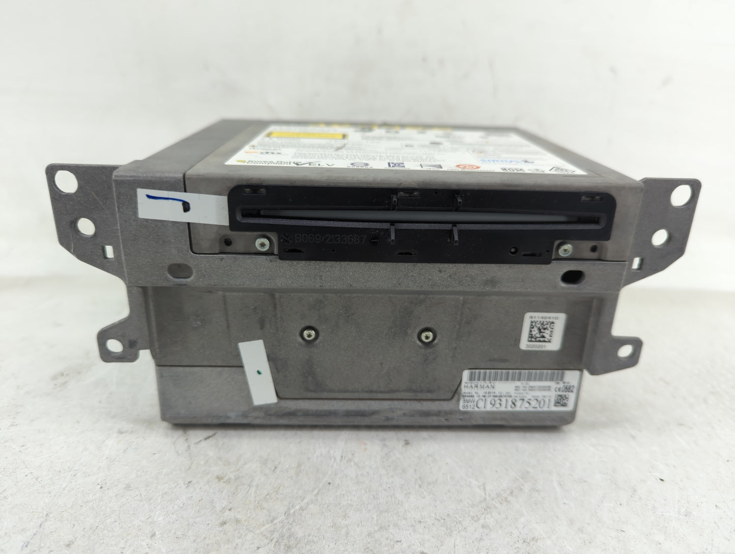 2013-2014 Bmw 535i Radio AM FM Cd Player Receiver Replacement P/N:931875201 Fits Fits 2013 2014 2015 2016 2017 OEM Used Auto