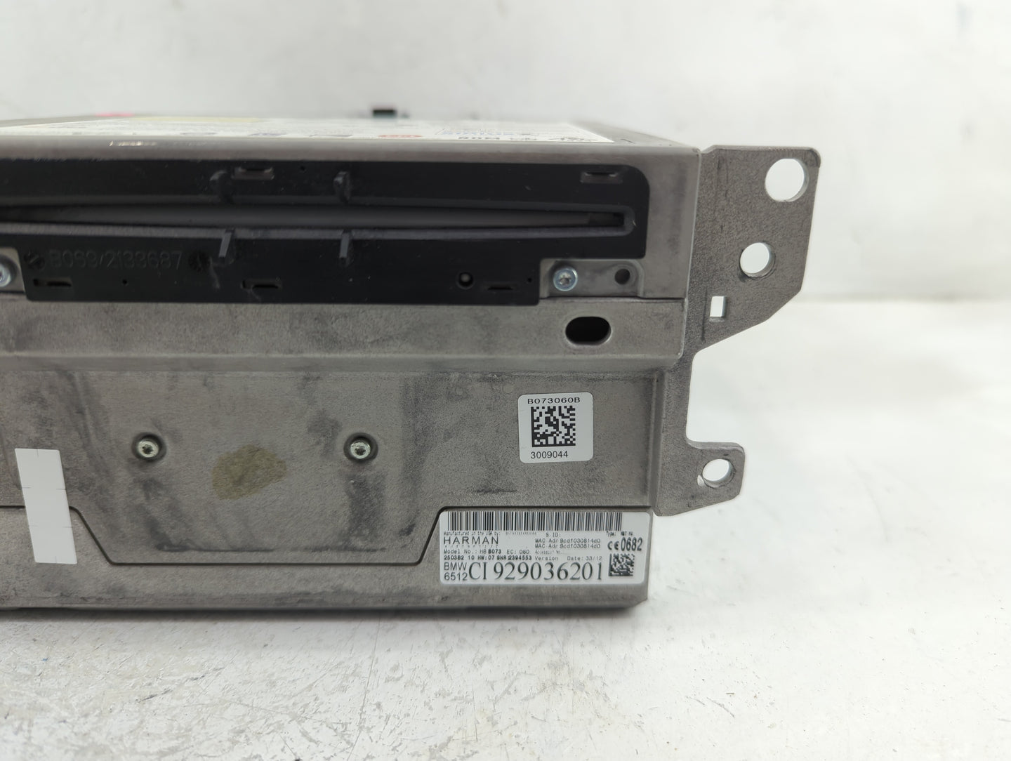 2013 Bmw 535i Radio AM FM Cd Player Receiver Replacement P/N:929036201 Fits Fits 2012 2014 OEM Used Auto Parts - Oemusedauto