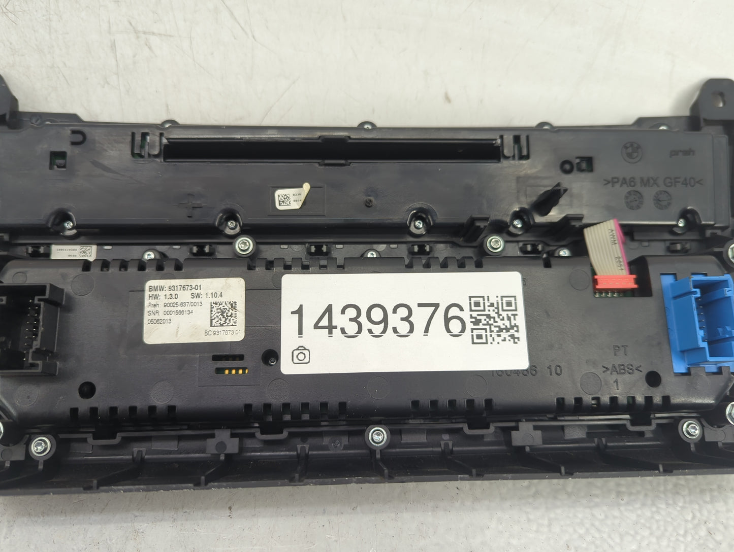 2011-2016 Bmw 535i Climate Control Module Temperature AC/Heater Replacement P/N:9317673-01 Fits Fits 2011 2012 2013 2014 201