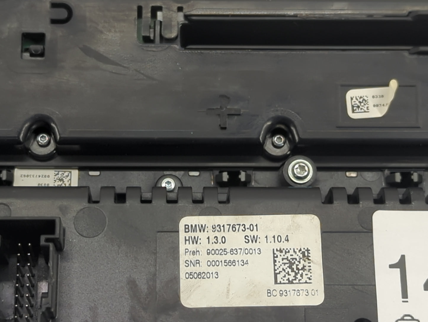 2011-2016 Bmw 535i Climate Control Module Temperature AC/Heater Replacement P/N:9317673-01 Fits Fits 2011 2012 2013 2014 201