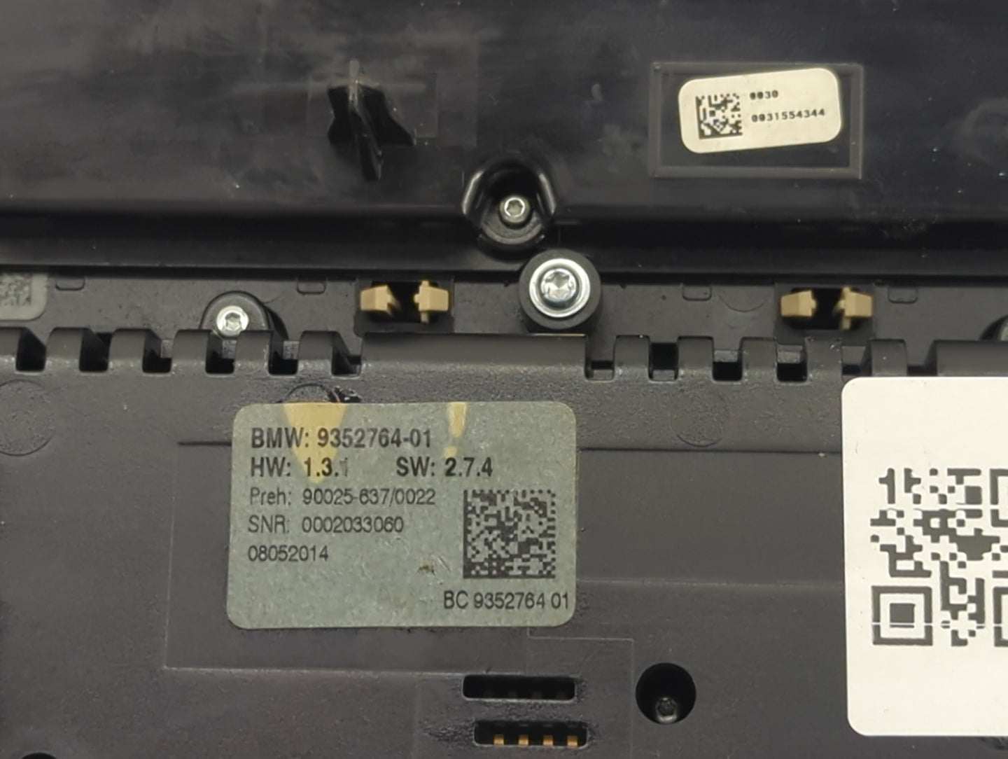 2011-2016 Bmw 535i Climate Control Module Temperature AC/Heater Replacement P/N:9317673-01 Fits Fits 2011 2012 2013 2014 201