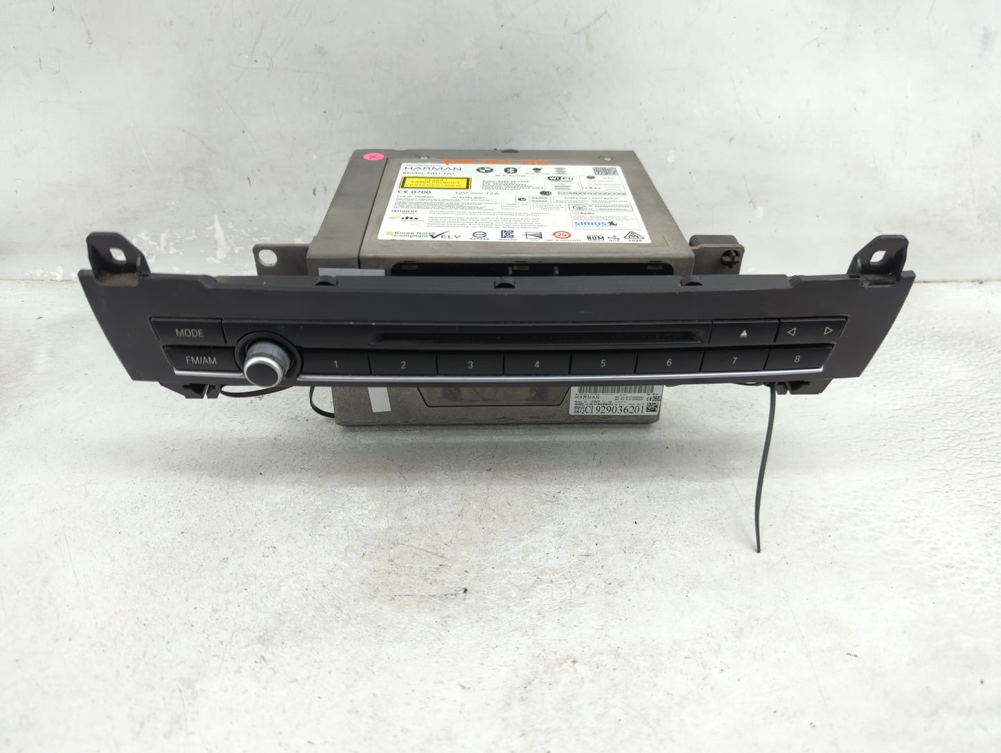 2013 Bmw 535i Radio AM FM Cd Player Receiver Replacement P/N:HBB073 CI929036201, 9cdf03080e64, BMW6512 Fits Fits 2012 2014 O