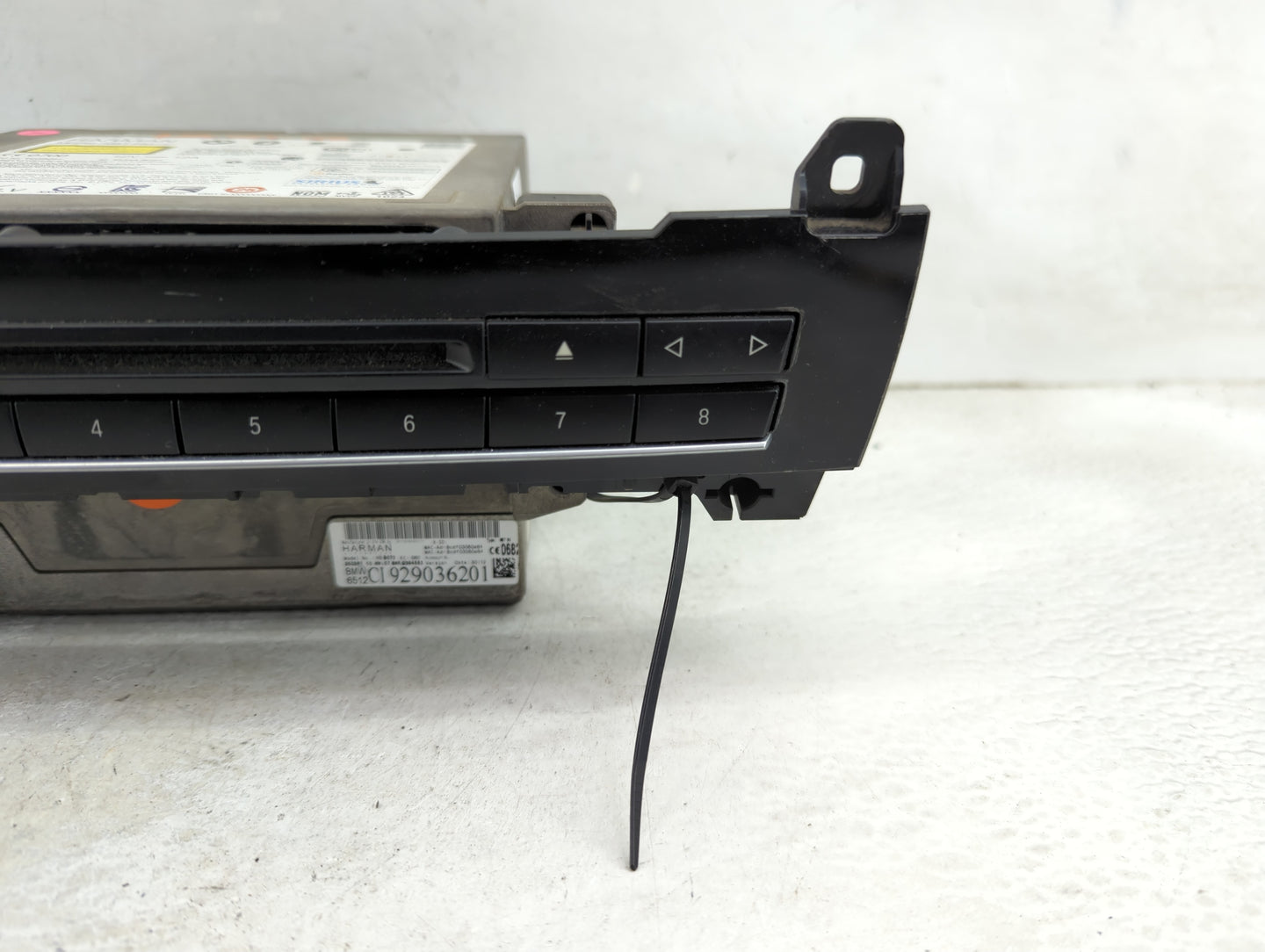 2013 Bmw 535i Radio AM FM Cd Player Receiver Replacement P/N:HBB073 CI929036201, 9cdf03080e64, BMW6512 Fits Fits 2012 2014 O
