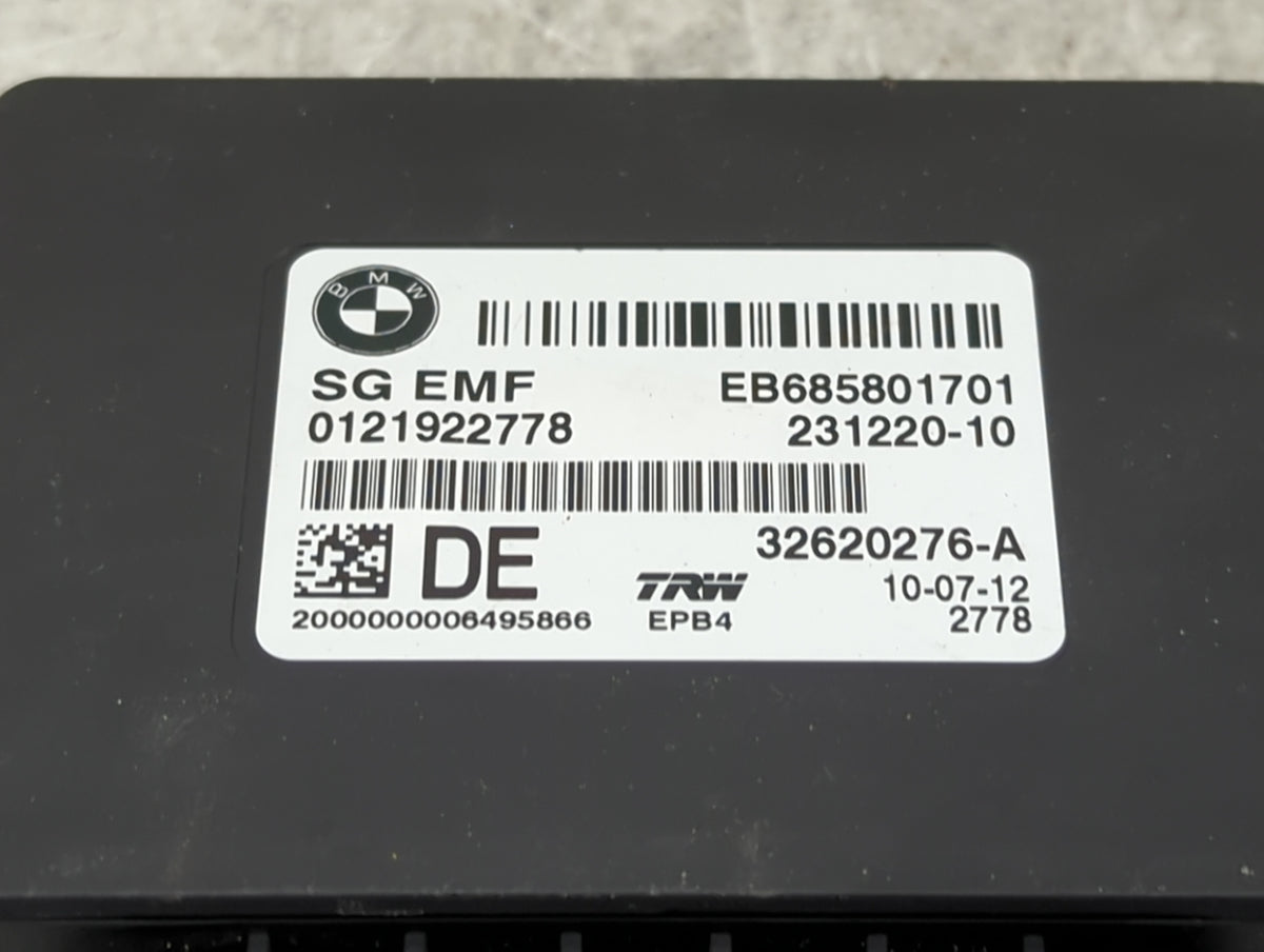 2011-2016 Bmw 535i Parking Brake Control Module 1452133 - Oemusedautoparts1.com