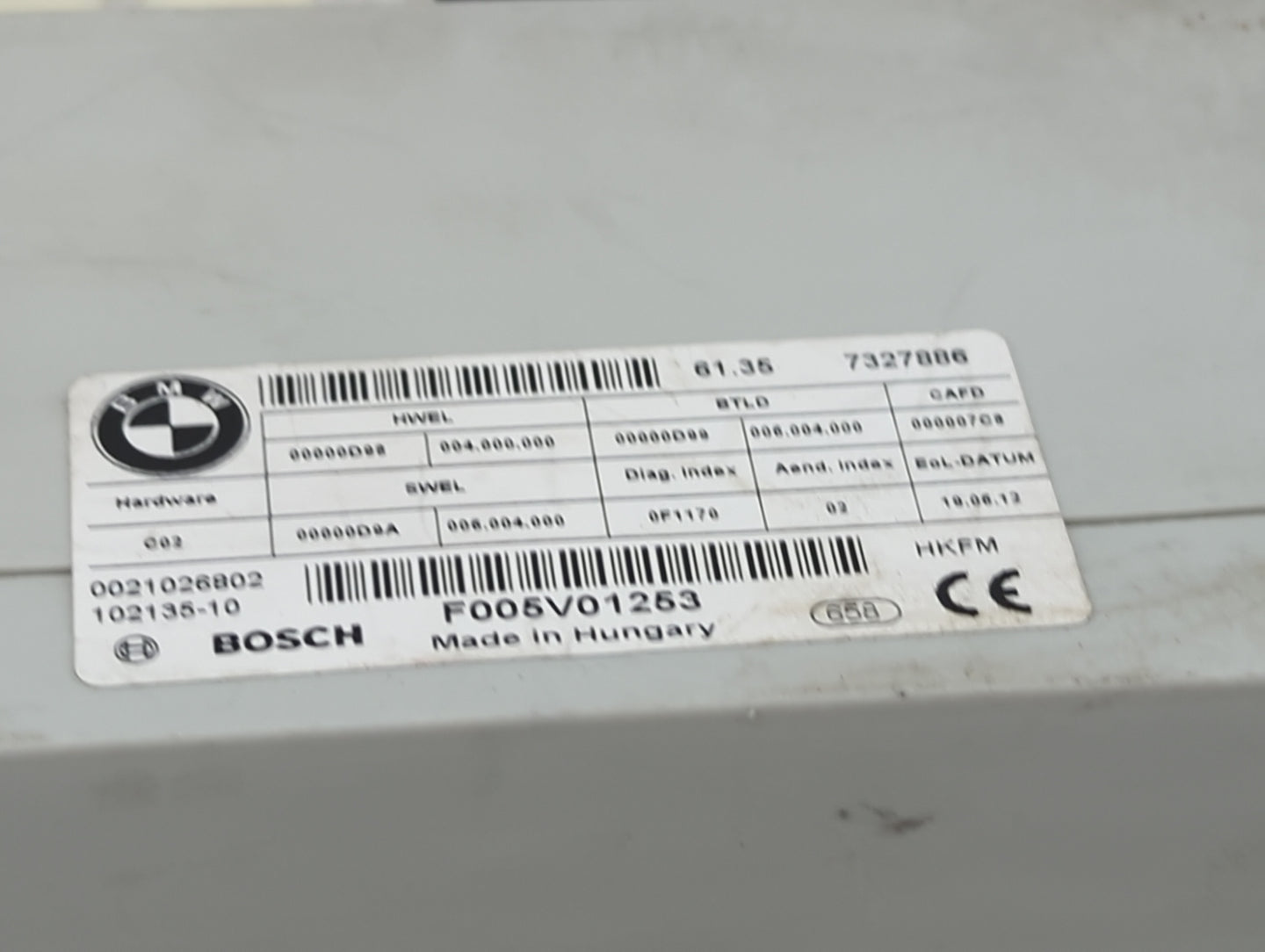2011-2016 Bmw 535i Tailgate Control Module - Oemusedautoparts1.com