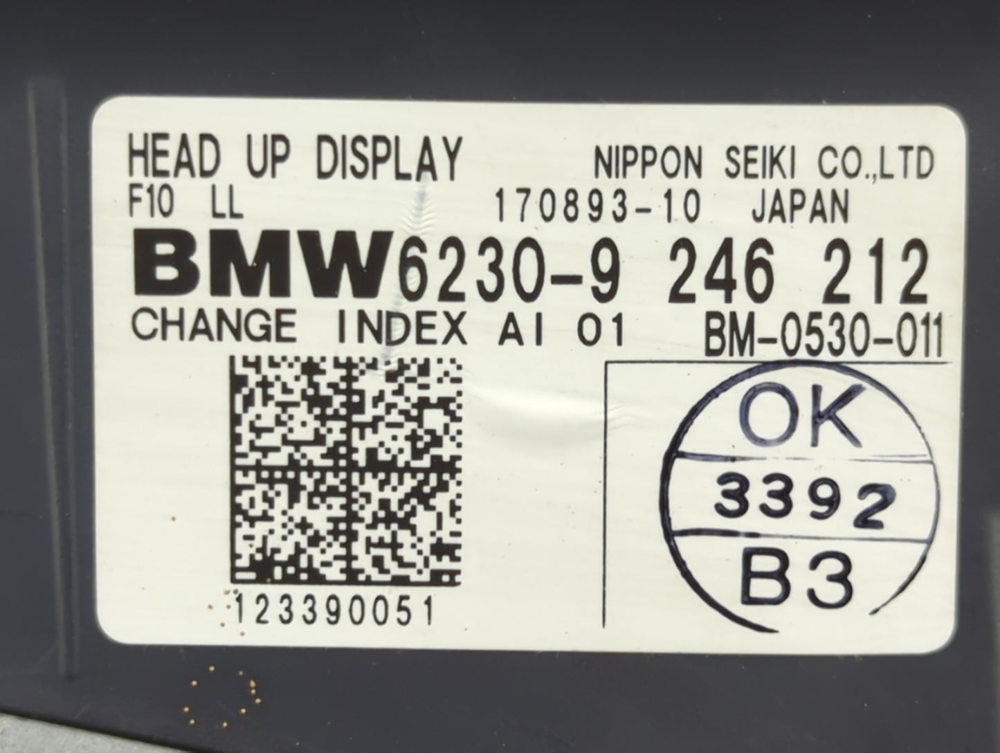 2013-2013 Bmw 535i Information Display Screen - Oemusedautoparts1.com