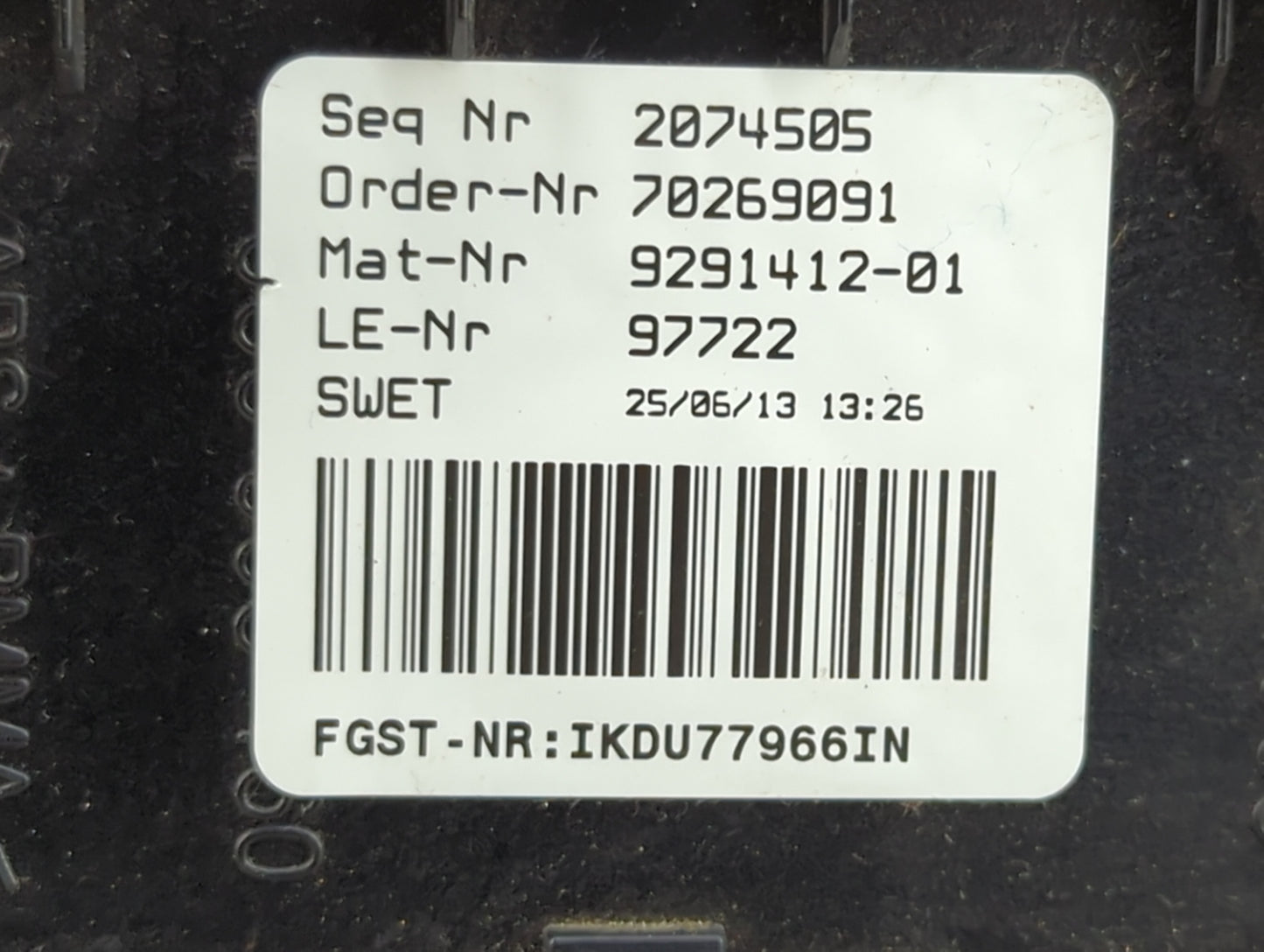 2012-2013 Bmw 535i Instrument Cluster Speedometer Gauges Miles: Fits Fits 2011 2012 2013 OEM Used Auto Parts - Oemusedautopa
