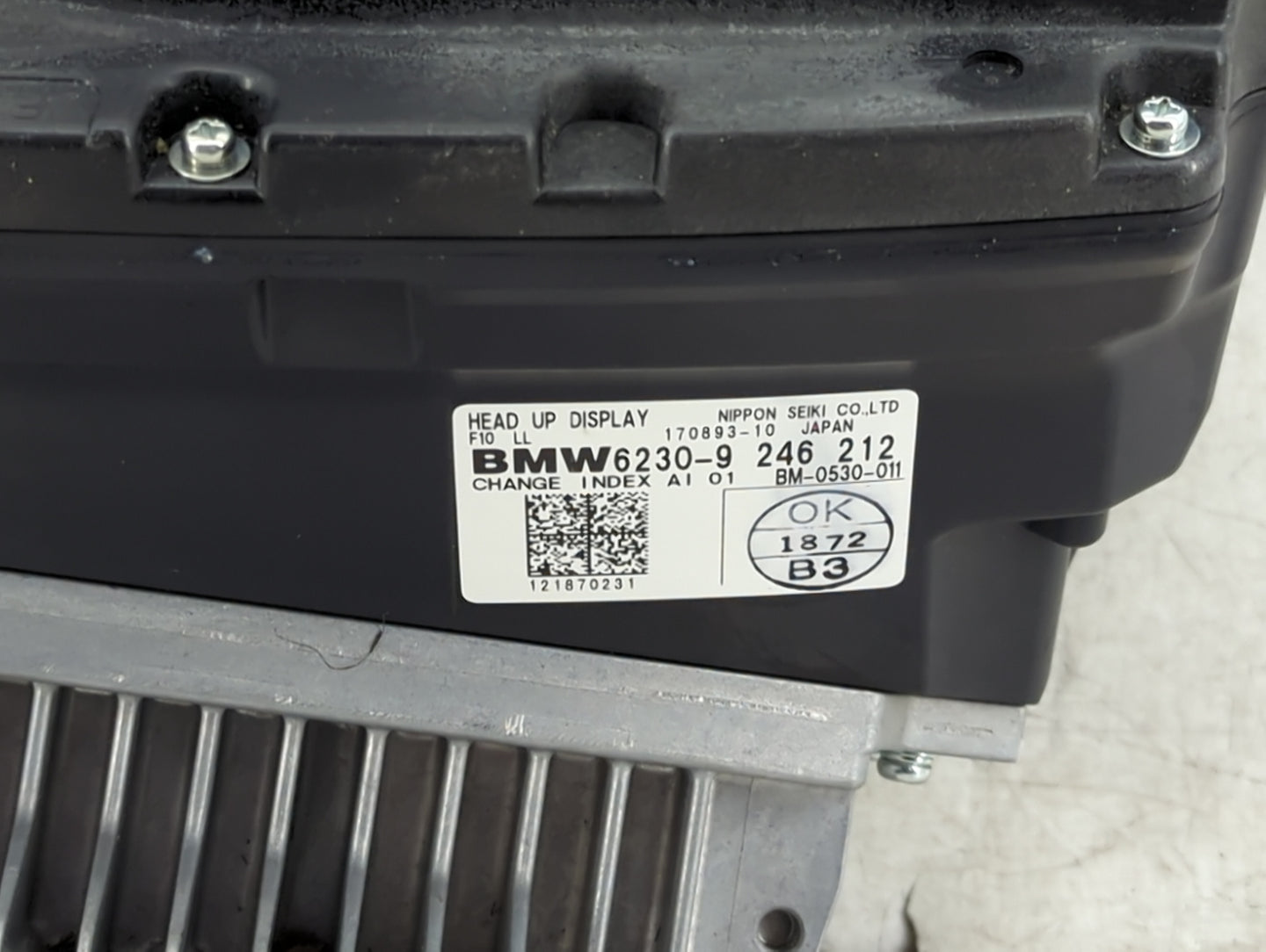 2013 Bmw 535i Information Display Screen 1453264 - Oemusedautoparts1.com