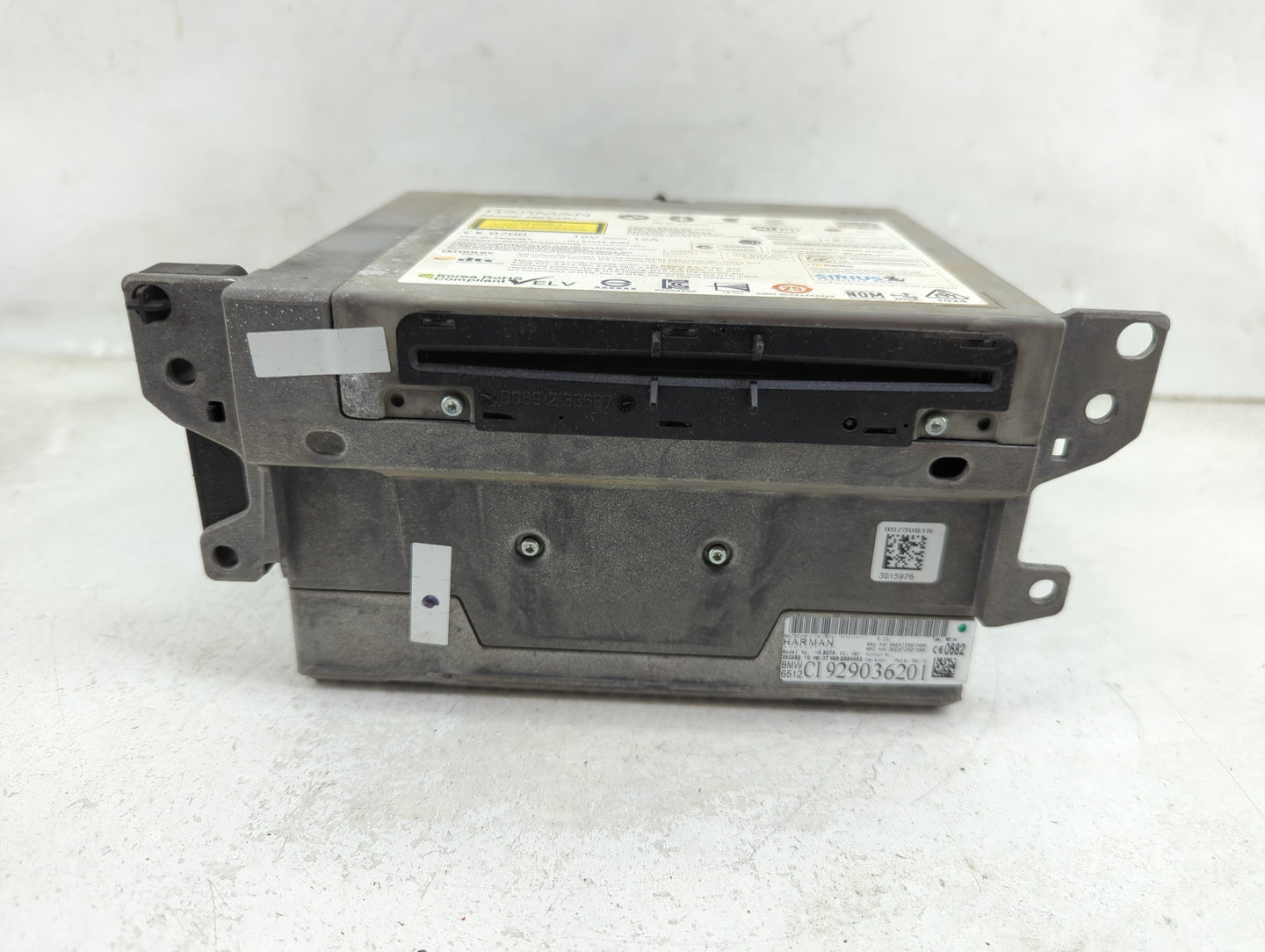 2013 Bmw 535i Radio AM FM Cd Player Receiver Replacement P/N:CI929036201 Fits Fits 2012 2014 OEM Used Auto Parts - Oemusedau