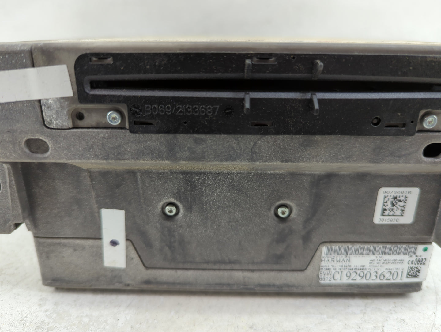 2013 Bmw 535i Radio AM FM Cd Player Receiver Replacement P/N:CI929036201 Fits Fits 2012 2014 OEM Used Auto Parts - Oemusedau