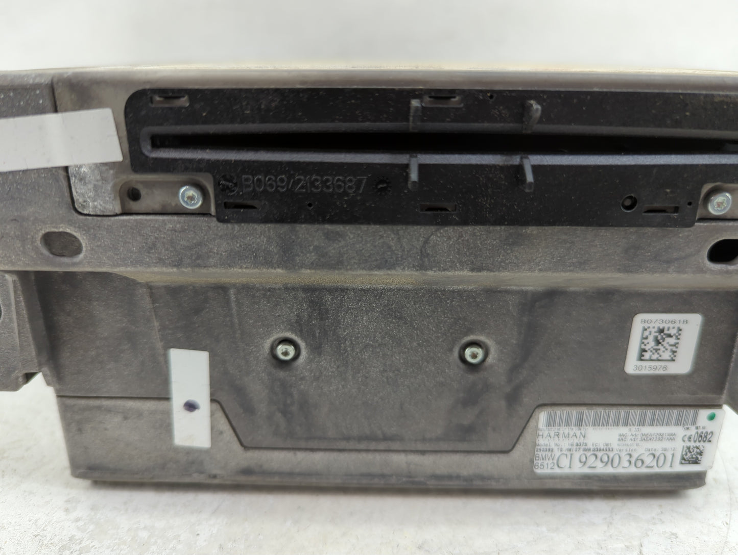 2013 Bmw 535i Radio AM FM Cd Player Receiver Replacement P/N:CI929036201 Fits Fits 2012 2014 OEM Used Auto Parts - Oemusedau