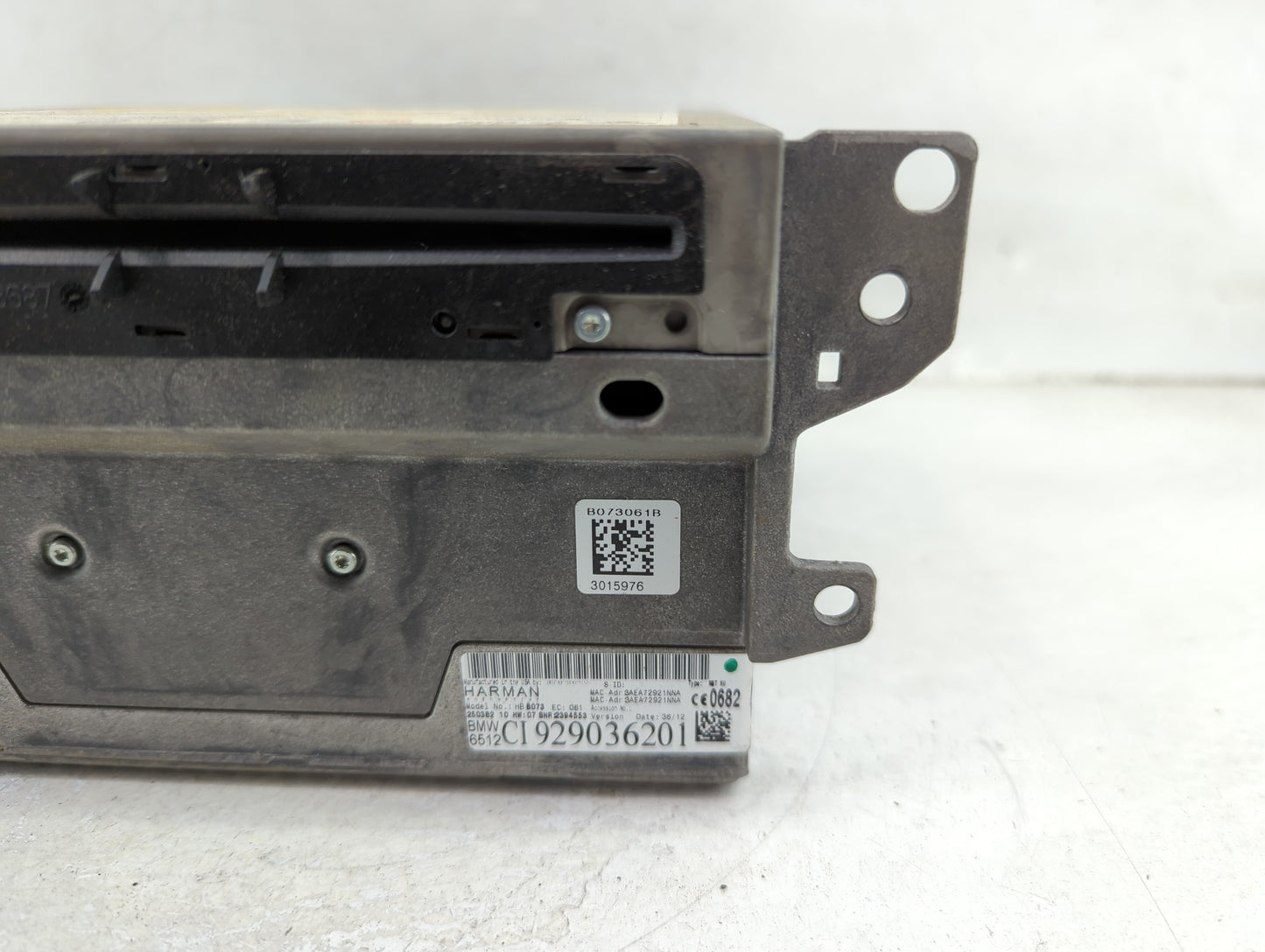 2013 Bmw 535i Radio AM FM Cd Player Receiver Replacement P/N:CI929036201 Fits Fits 2012 2014 OEM Used Auto Parts - Oemusedau