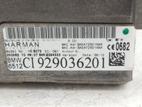 2013 Bmw 535i Radio AM FM Cd Player Receiver Replacement P/N:CI929036201 Fits Fits 2012 2014 OEM Used Auto Parts - Oemusedau
