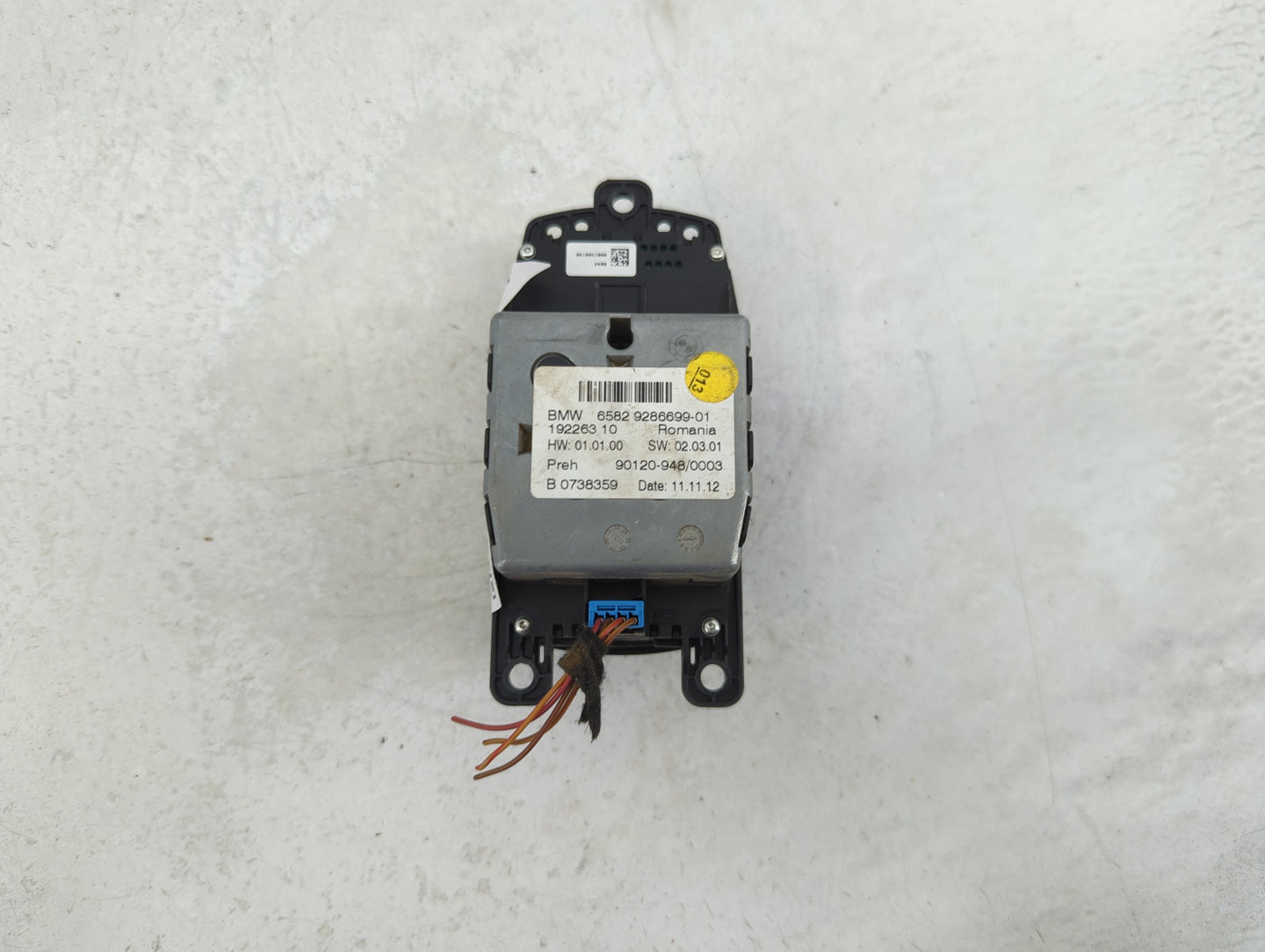 Bmw 535i Radio Control Panel 1455858 - Oemusedautoparts1.com