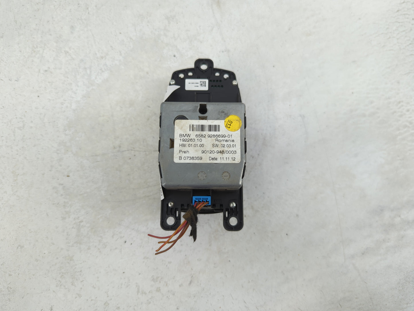 Bmw 535i Radio Control Panel 1455858 - Oemusedautoparts1.com