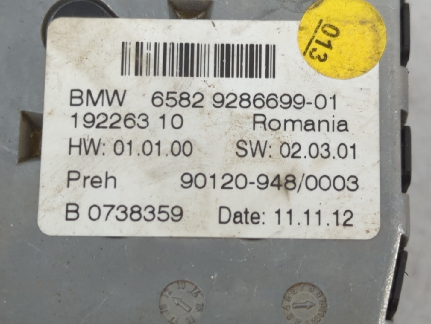 Bmw 535i Radio Control Panel 1455858 - Oemusedautoparts1.com