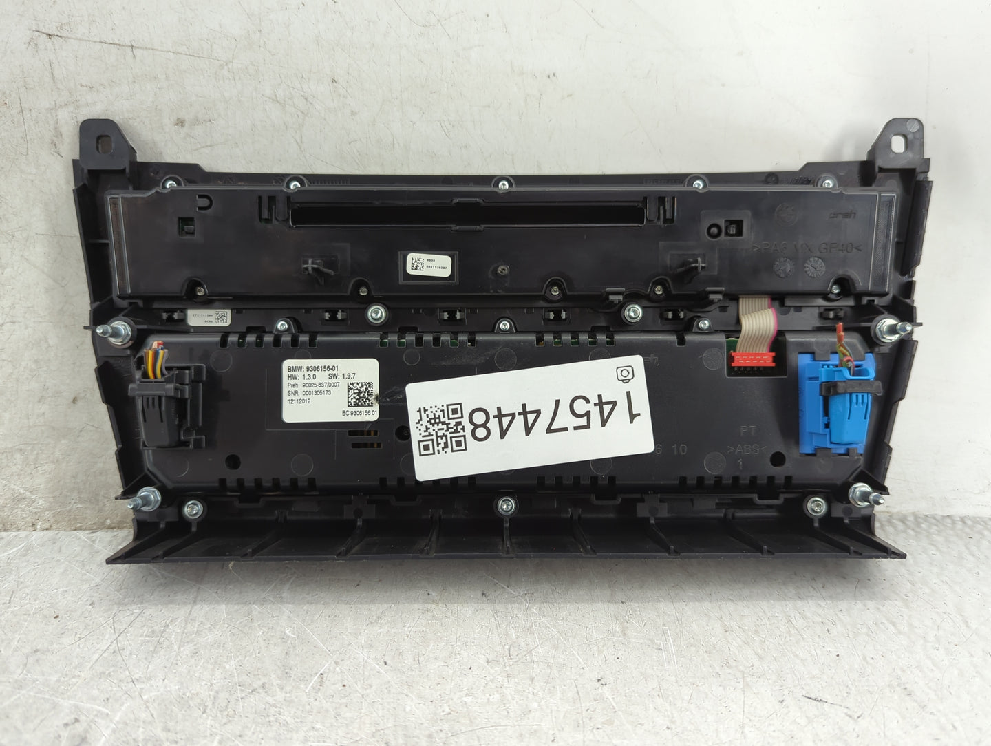 2011-2016 Bmw 535i Climate Control Module Temperature AC/Heater Replacement P/N:9306156-01 Fits Fits 2011 2012 2013 2014 201
