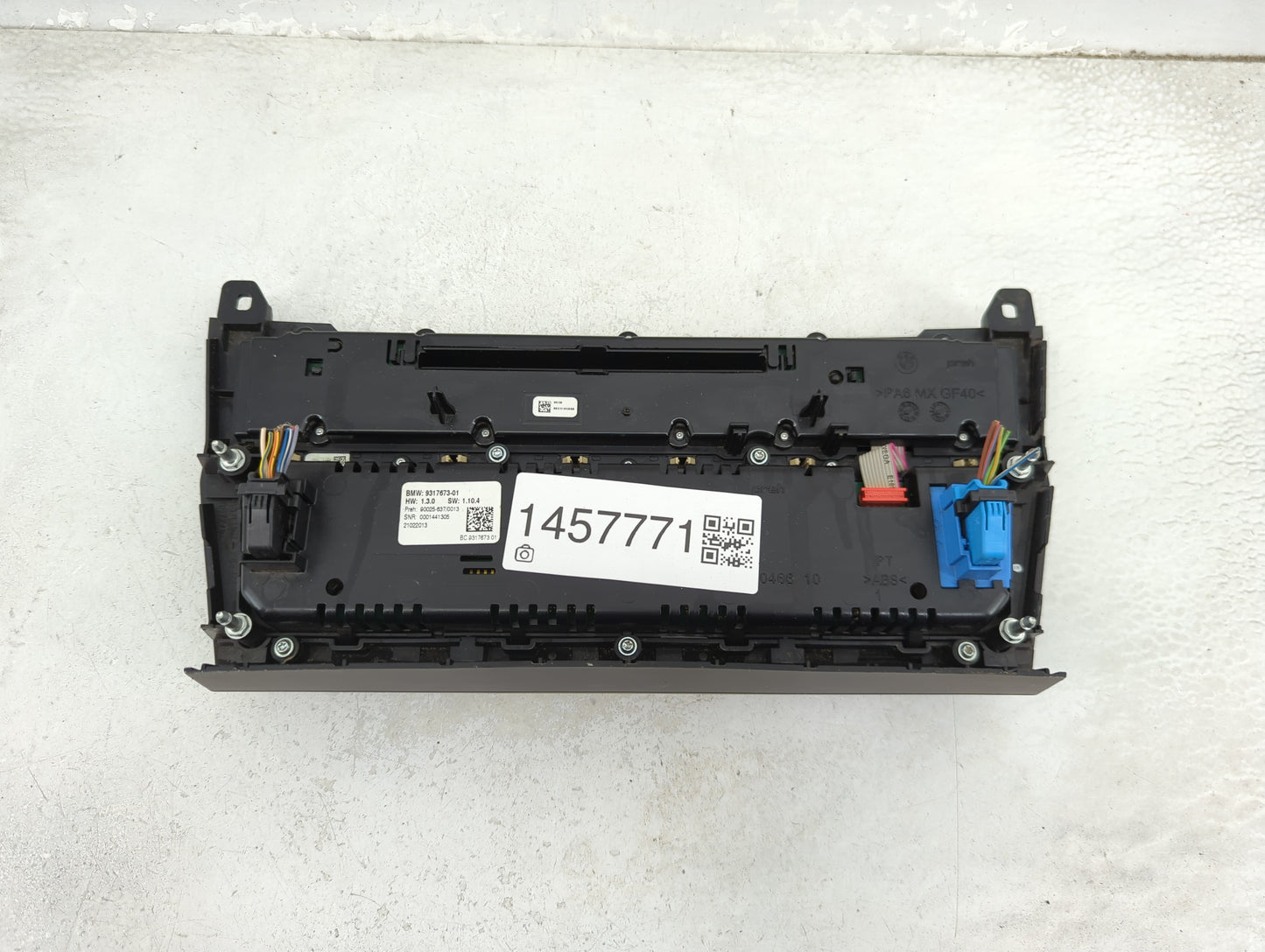 2011-2016 Bmw 535i Climate Control Module Temperature AC/Heater Replacement P/N:9317673-01 Fits Fits 2011 2012 2013 2014 201