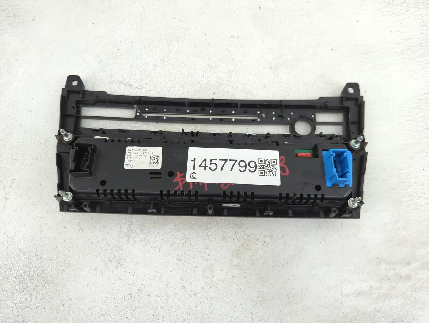 2011-2016 Bmw 535i Climate Control Module Temperature AC/Heater Replacement P/N:9306155-01 Fits Fits 2011 2012 2013 2014 201