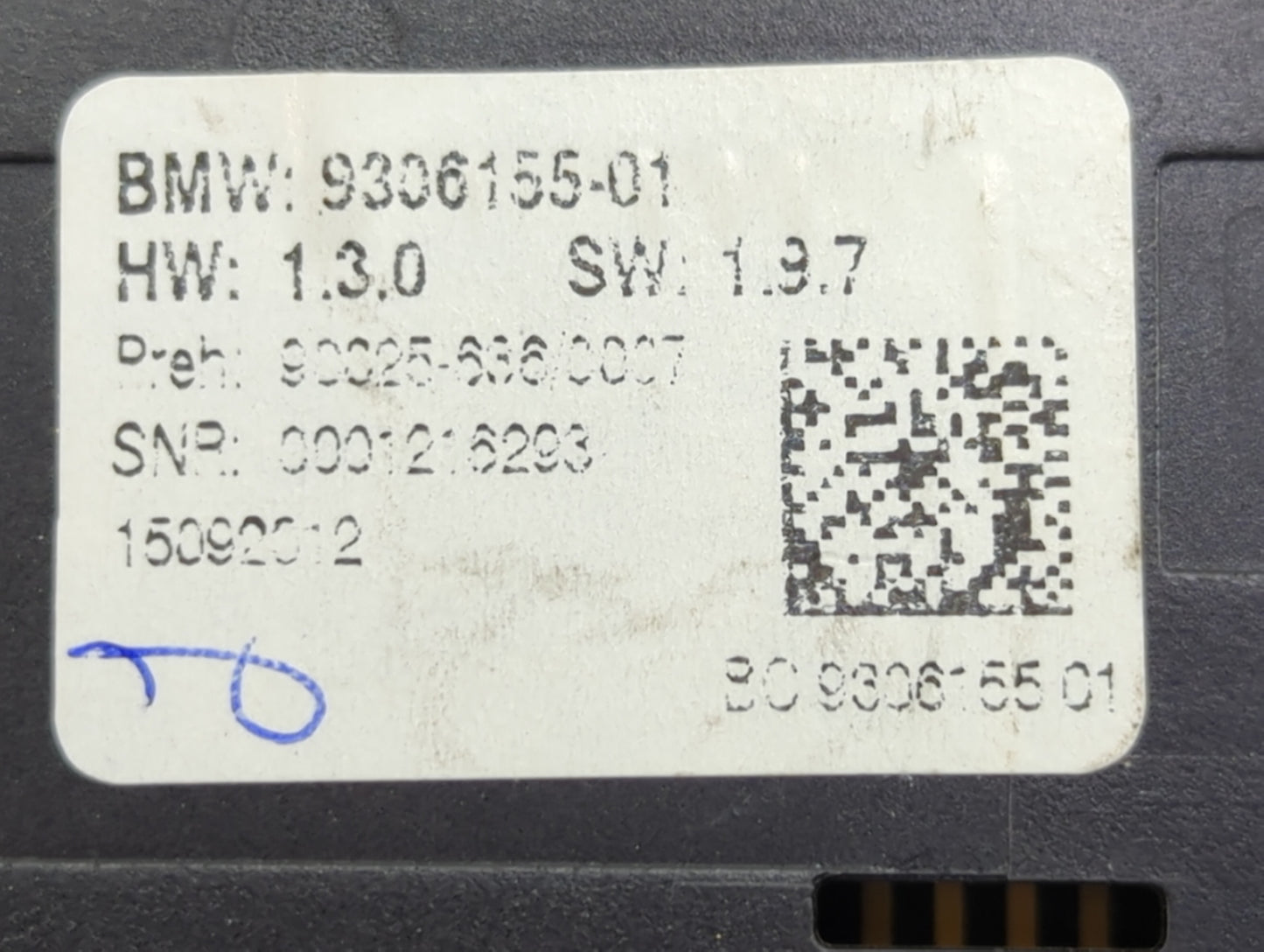2011-2016 Bmw 535i Climate Control Module Temperature AC/Heater Replacement P/N:9306155-01 Fits Fits 2011 2012 2013 2014 201