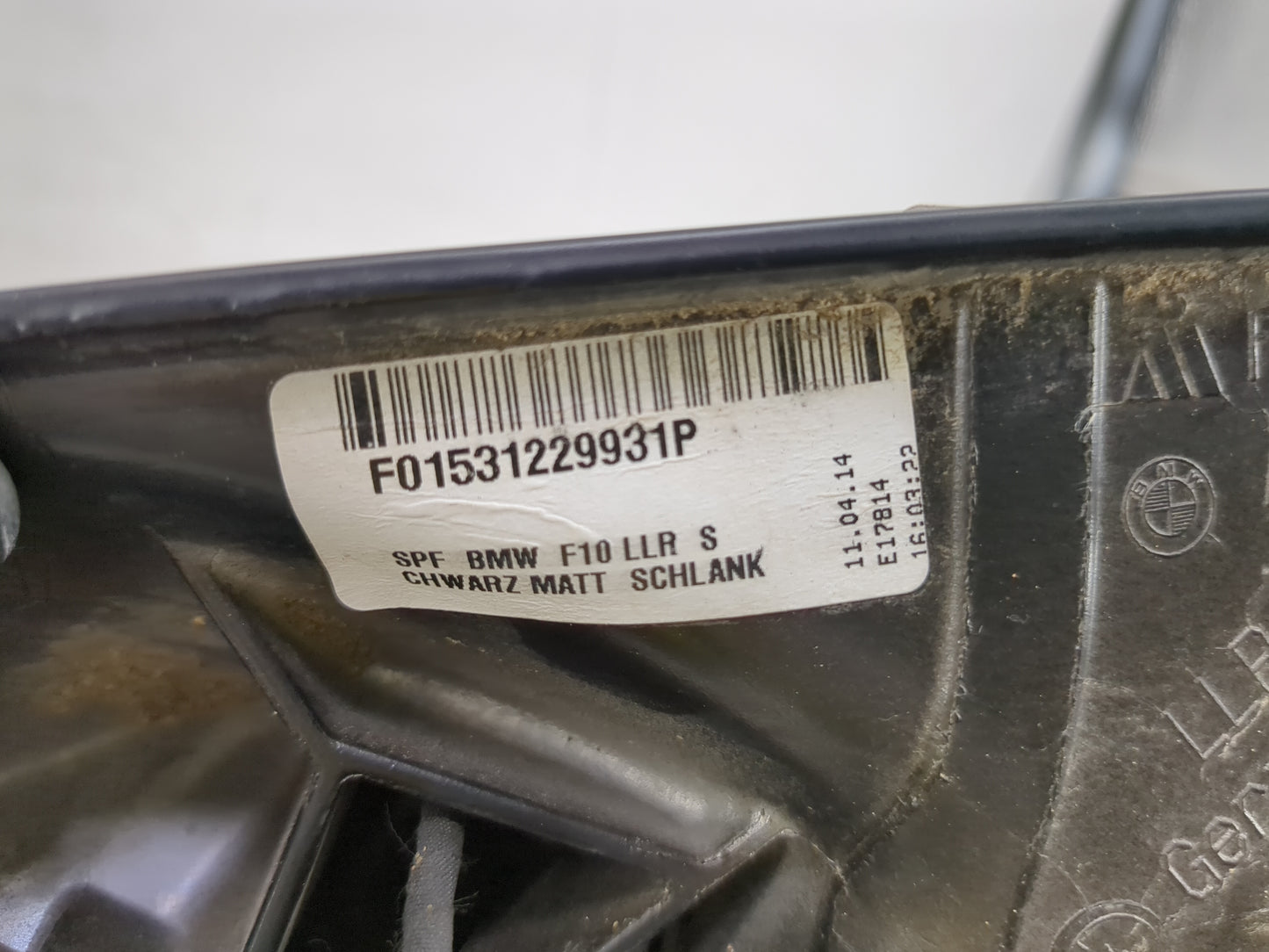 2012-2013 Bmw 535i Passenger Side View Mirror - Right Door Mirror OEM Used - Oemusedautoparts1.com