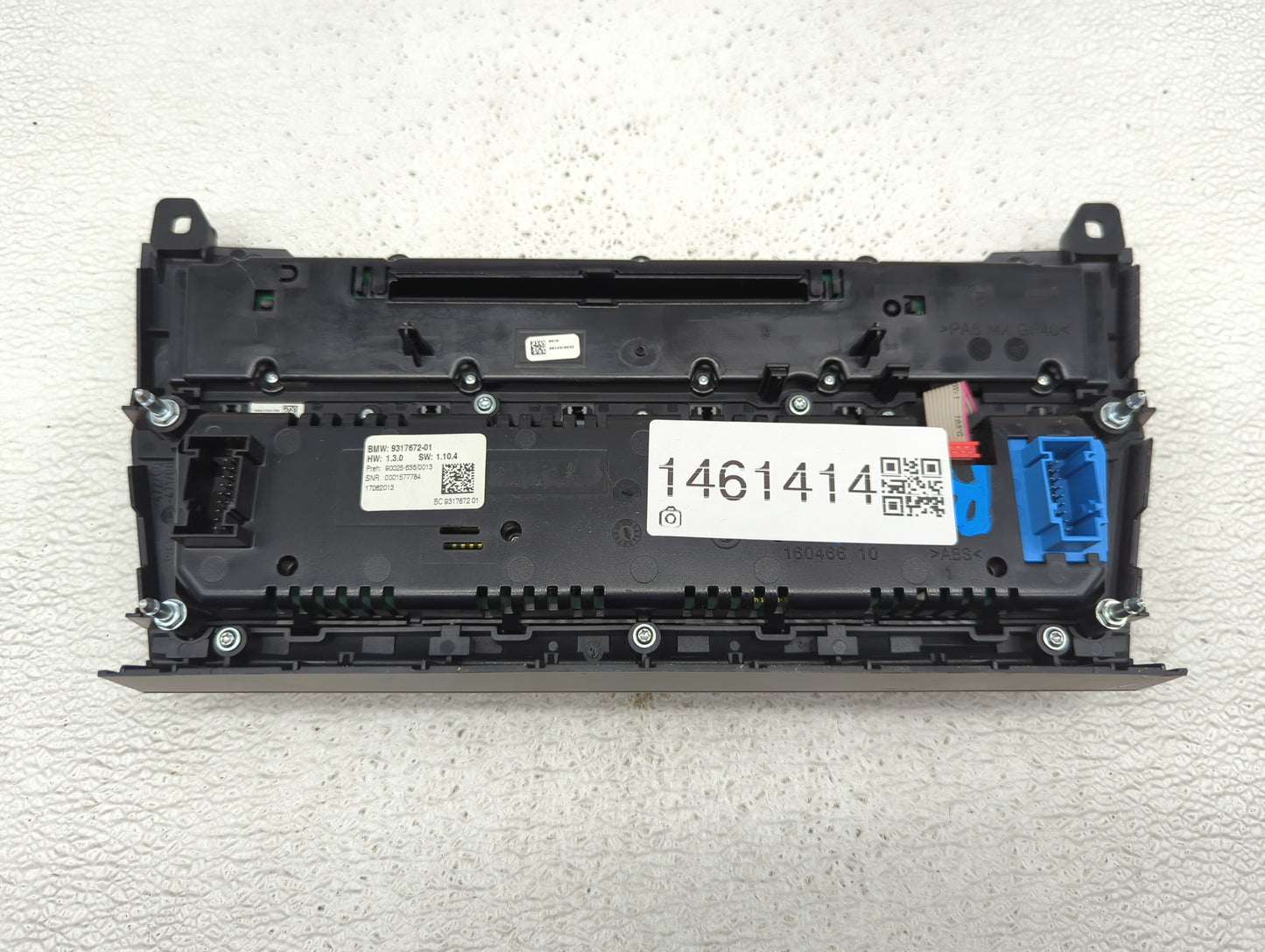 2011-2016 Bmw 535i Climate Control Module Temperature AC/Heater Replacement P/N:9317672-01 Fits Fits 2011 2012 2013 2014 201