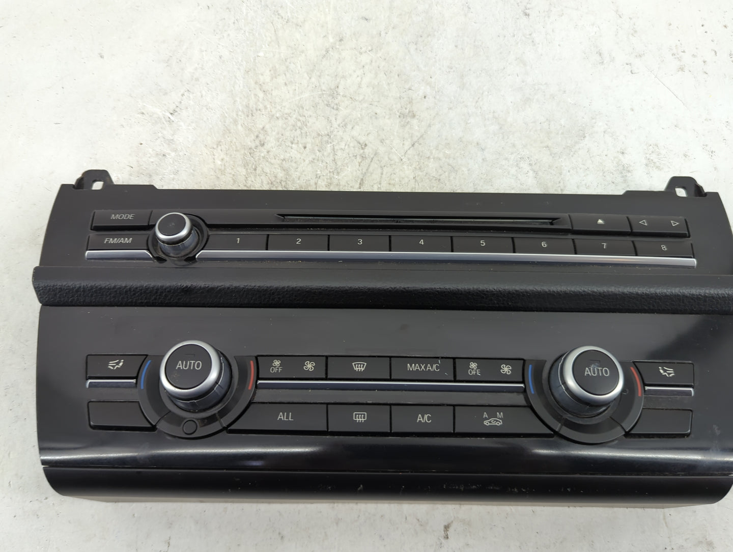 2011-2016 Bmw 535i Climate Control Module Temperature AC/Heater Replacement P/N:9317672-01 9317672 Fits OEM Used Auto Parts 