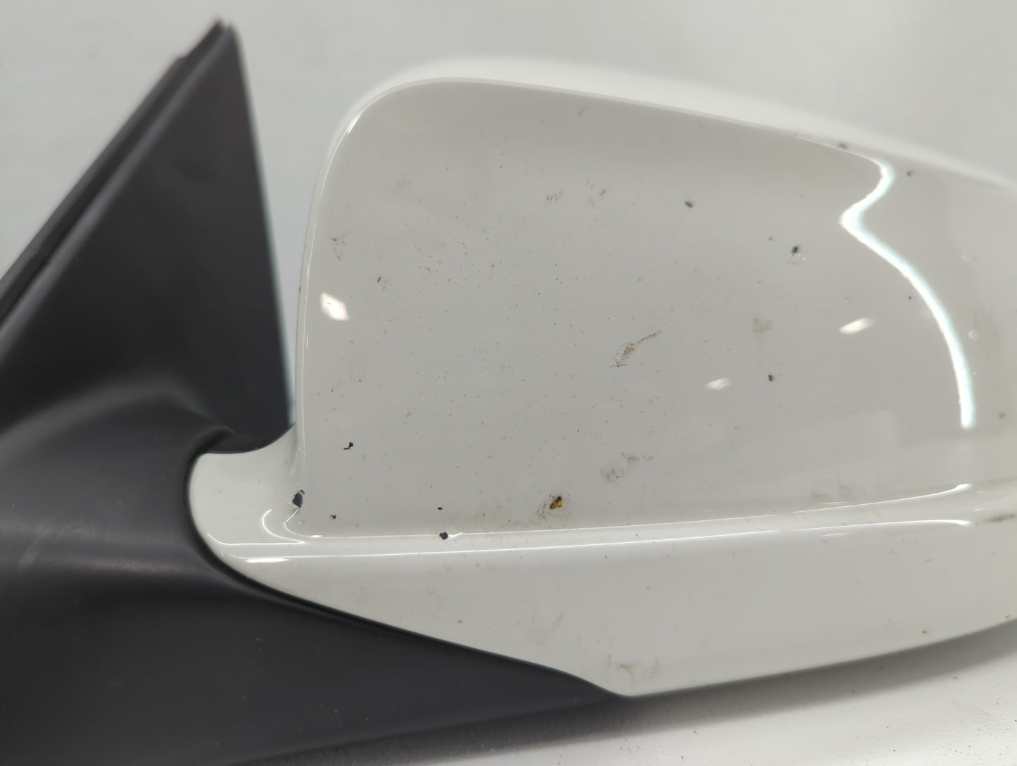 2012-2013 Bmw 535i Driver Left Side View Manual Door Mirror White - Oemusedautoparts1.com
