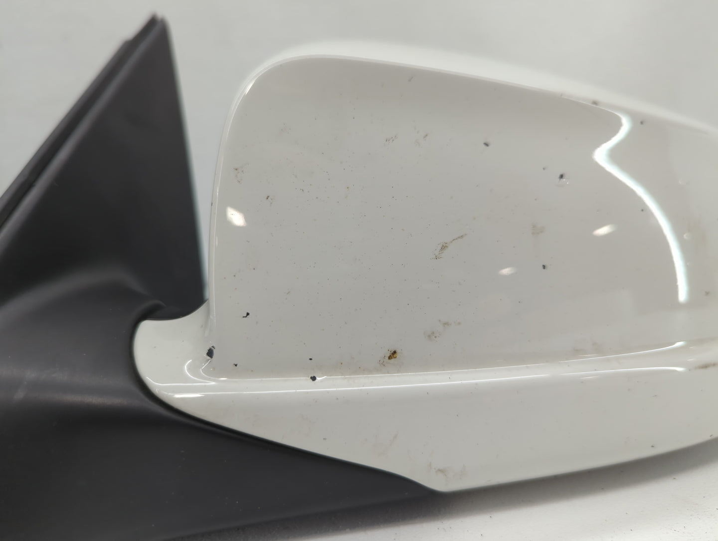 2012-2013 Bmw 535i Driver Left Side View Manual Door Mirror White - Oemusedautoparts1.com