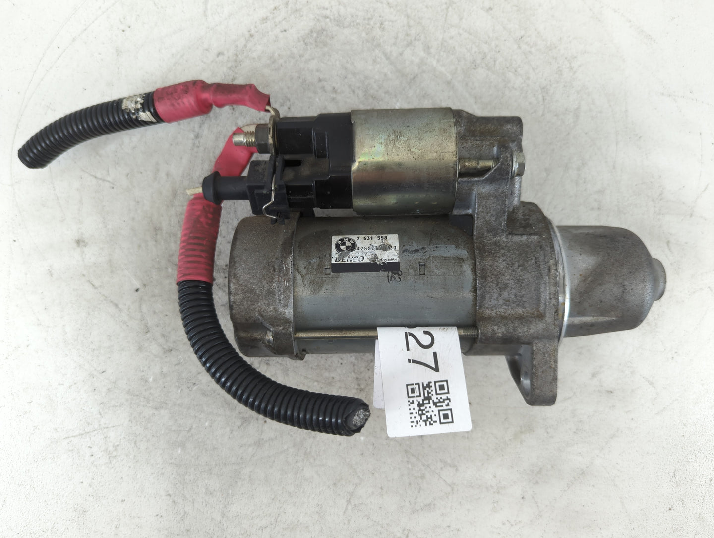 2011-2016 Bmw 535i Car Starter Motor Solenoid OEM P/N:7 631 558 Fits Fits 2011 2012 2013 2014 2015 2016 2017 2018 OEM Used A