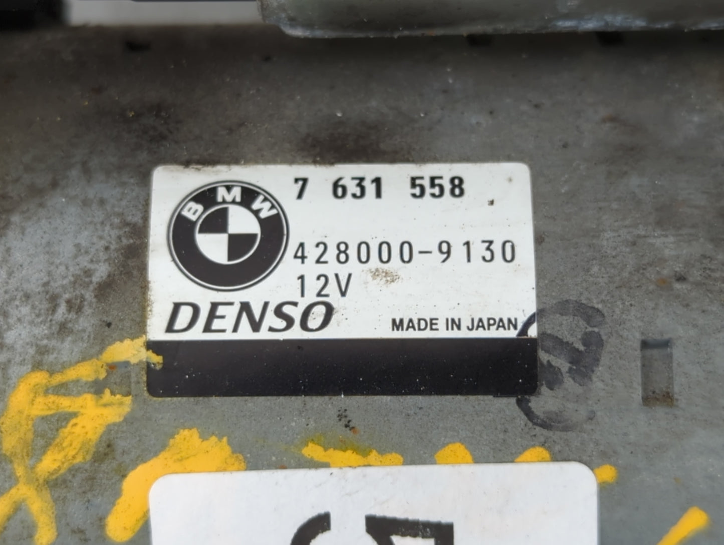 2011-2013 Bmw 535i Gt Car Starter Motor Solenoid OEM P/N:7631558 7631 558 Fits Fits 2011 2012 2013 2014 2015 2016 2017 2018 