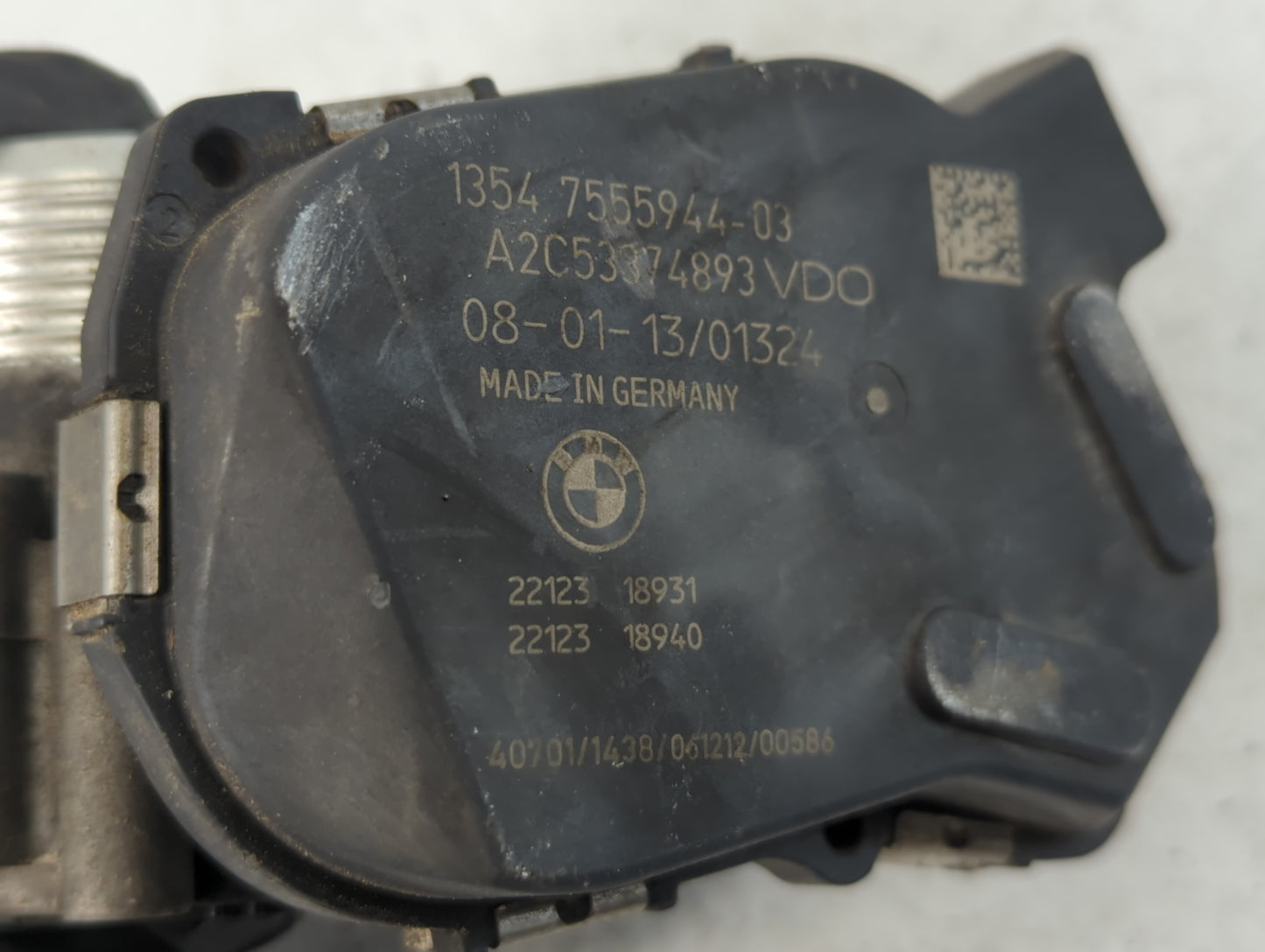 2010-2016 Bmw 550i Throttle Body P/N:1354 7555944-03 Fits Fits 2008 2009 2010 2011 2012 2013 2014 2015 2016 2017 2018 2019 O