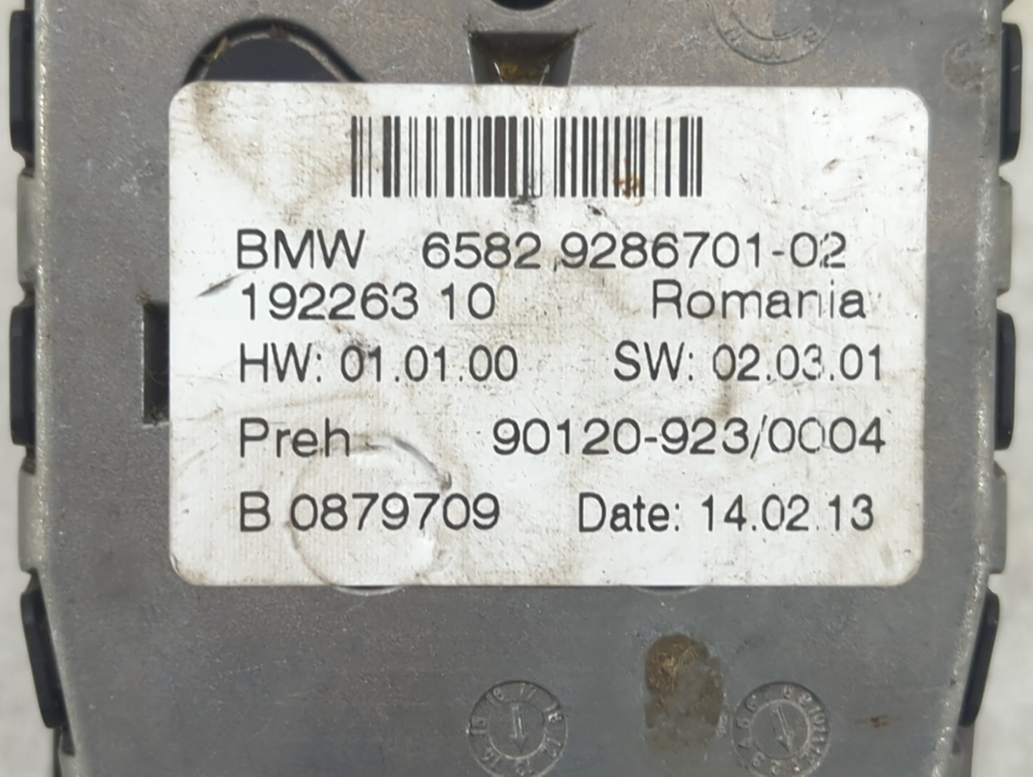 2013 Bmw 550i Radio AM FM Cd Player Receiver Replacement P/N:9286701-02 65829286701-02, 192263, 90120-923/0004 Fits OEM Used