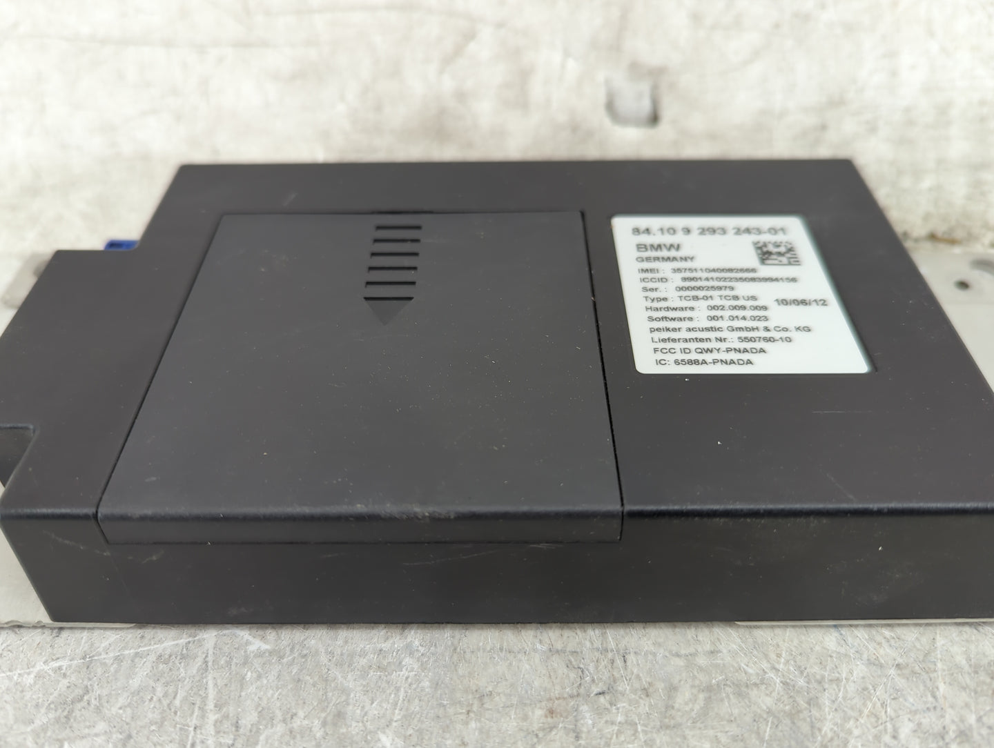 Bmw 550i Telematics Control Module - Oemusedautoparts1.com