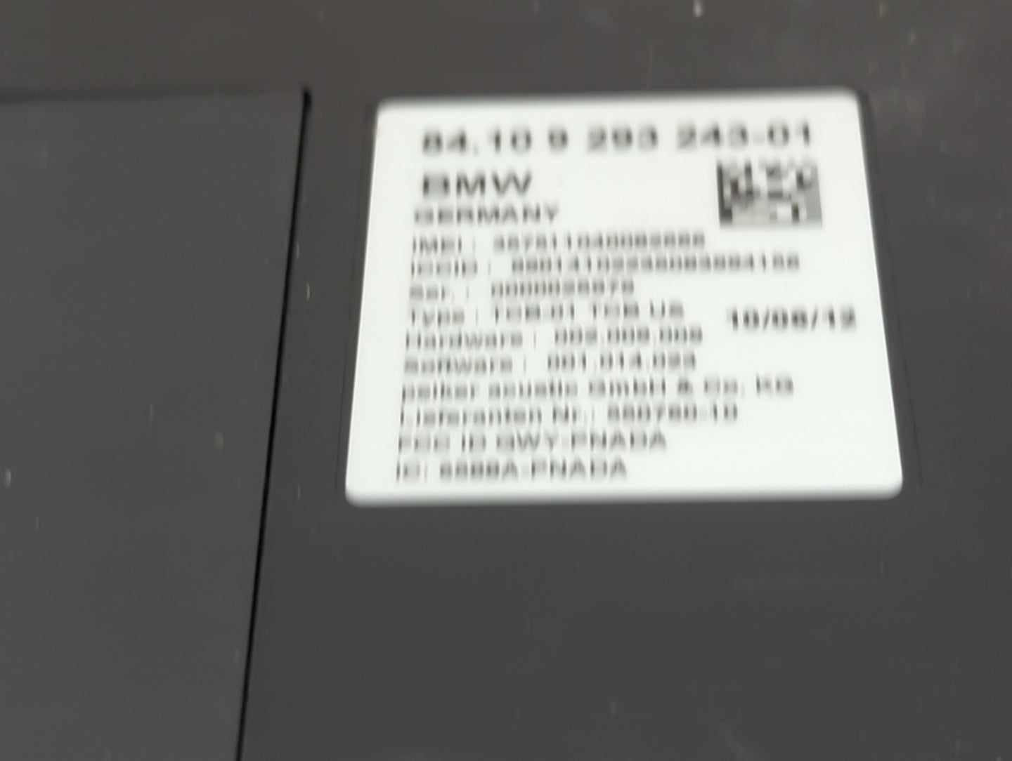 Bmw 550i Telematics Control Module - Oemusedautoparts1.com