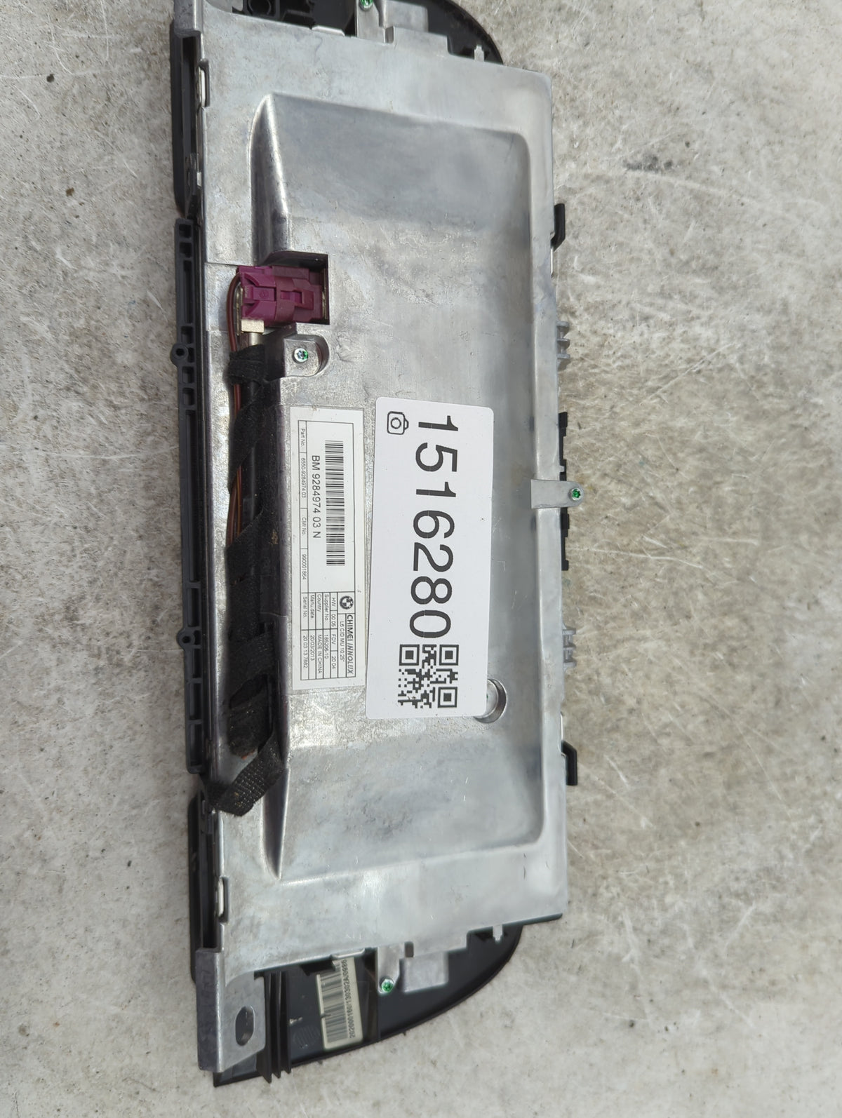2013 Bmw 550i Information Radio Display Screen Black - Oemusedautoparts1.com