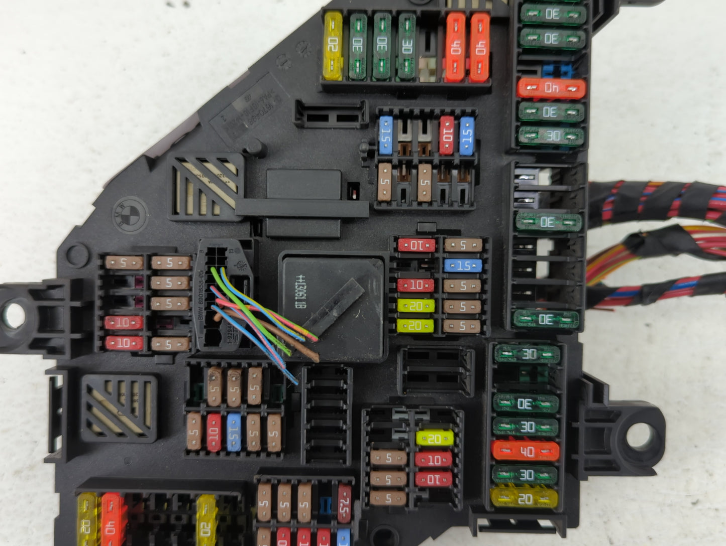 2012-2016 Bmw 550i Fusebox Fuse Box Panel Relay Module P/N:080213 04293196 4-1703345-2 Fits OEM Used Auto Parts - Oemusedaut