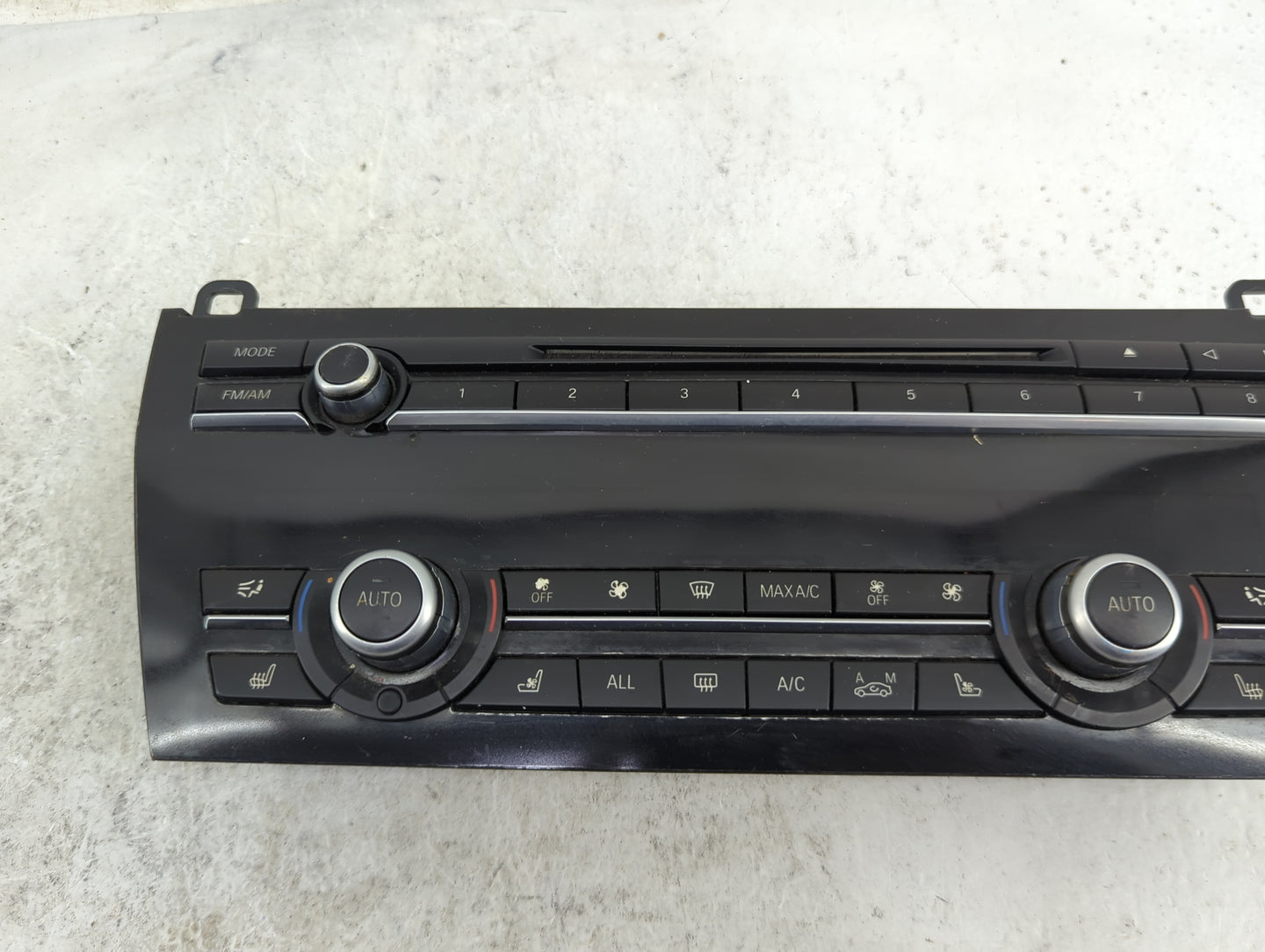 2011-2015 Bmw 740 Climate Control Module Temperature AC/Heater Replacement P/N:9306181-01 90025-590/0007 Fits OEM Used Auto 