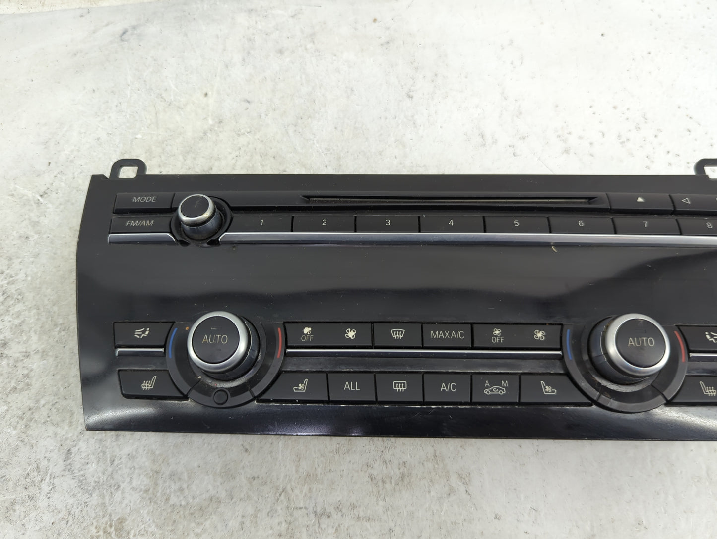 2011-2015 Bmw 740 Climate Control Module Temperature AC/Heater Replacement P/N:9306181-01 90025-590/0007 Fits OEM Used Auto 