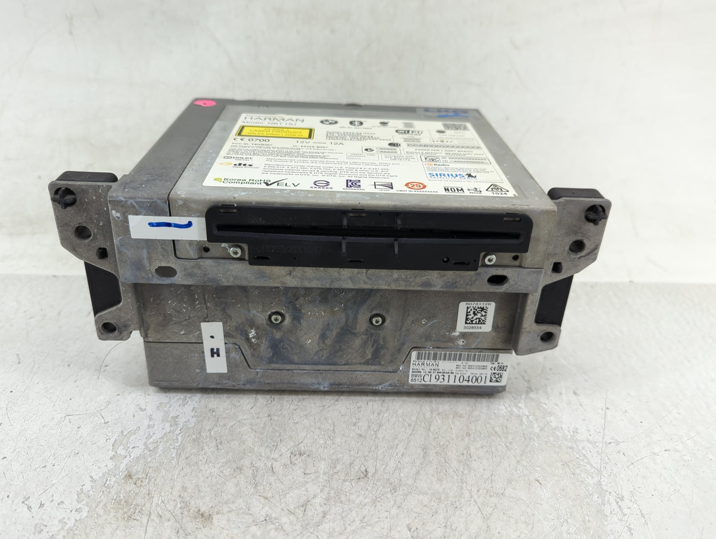 2013 Bmw 750i Radio AM FM Cd Player Receiver Replacement Fits Fits 2012 2014 OEM Used Auto Parts - Oemusedautoparts1.com