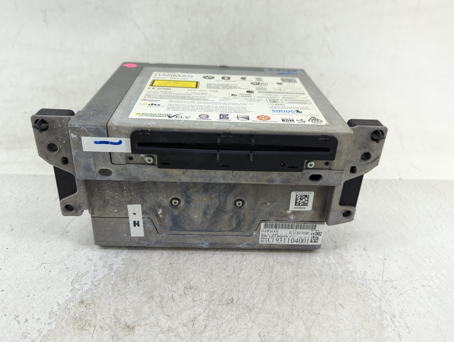 2013 Bmw 750i Radio AM FM Cd Player Receiver Replacement Fits Fits 2012 2014 OEM Used Auto Parts - Oemusedautoparts1.com