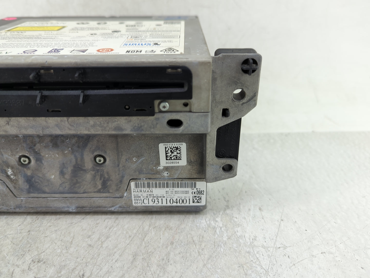 2013 Bmw 750i Radio AM FM Cd Player Receiver Replacement Fits Fits 2012 2014 OEM Used Auto Parts - Oemusedautoparts1.com