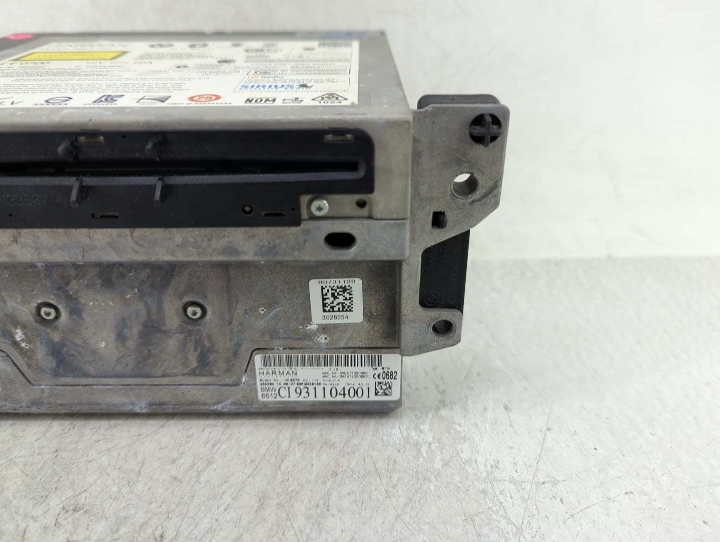 2013 Bmw 750i Radio AM FM Cd Player Receiver Replacement Fits Fits 2012 2014 OEM Used Auto Parts - Oemusedautoparts1.com